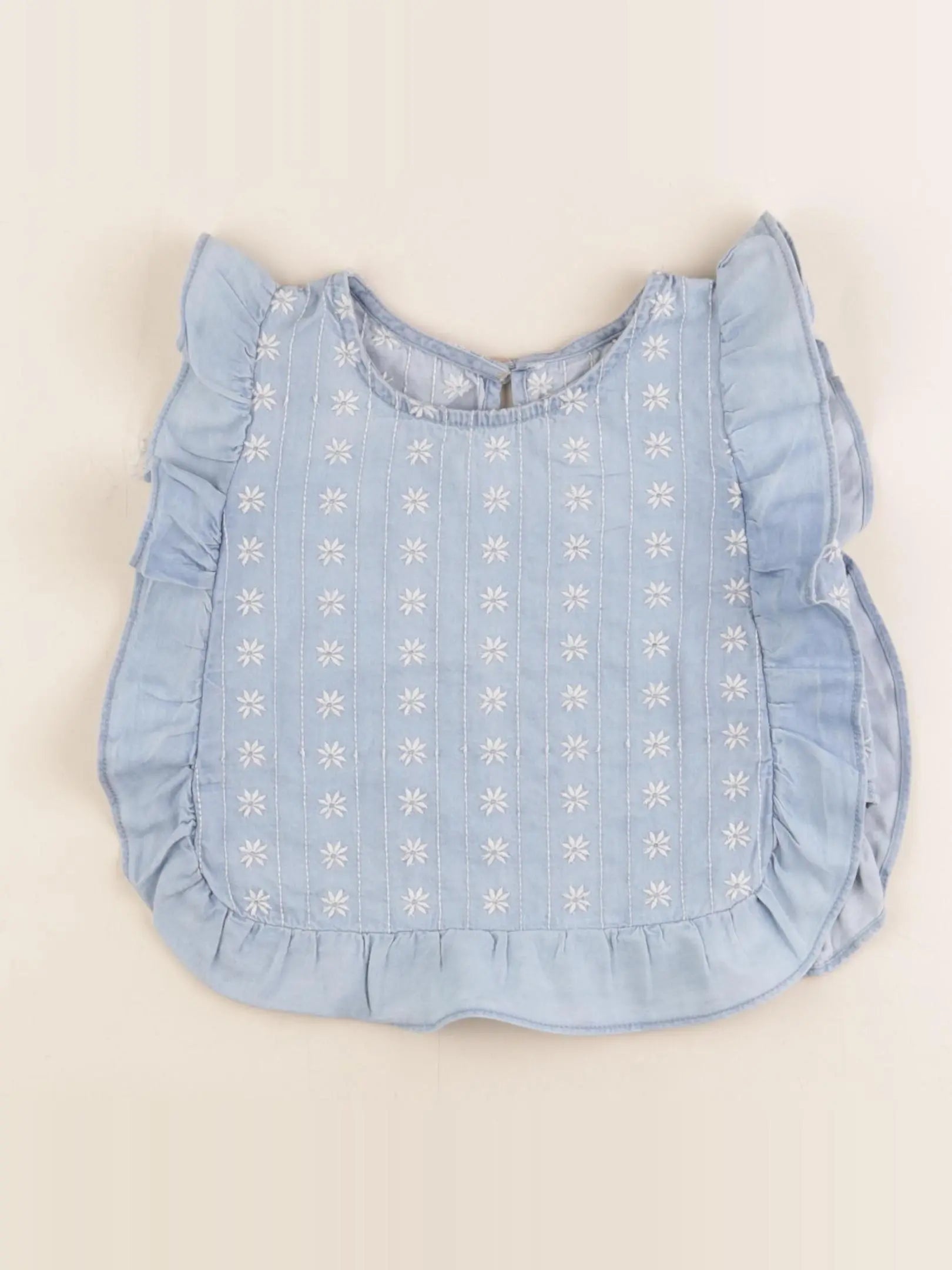 Zara - blouse bleu - 4 ans