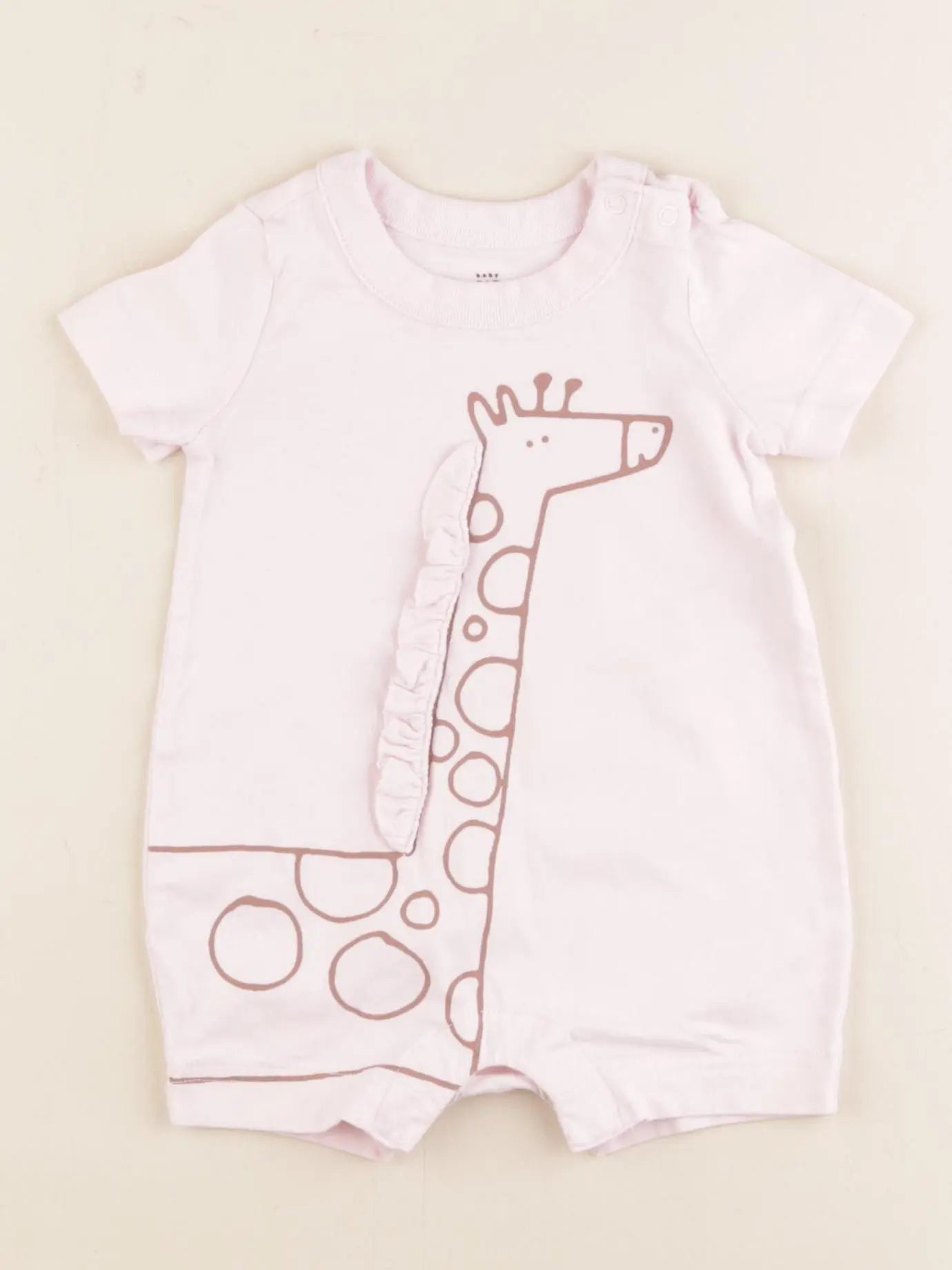 GAP - pyjama coton rose - 0/3 mois
