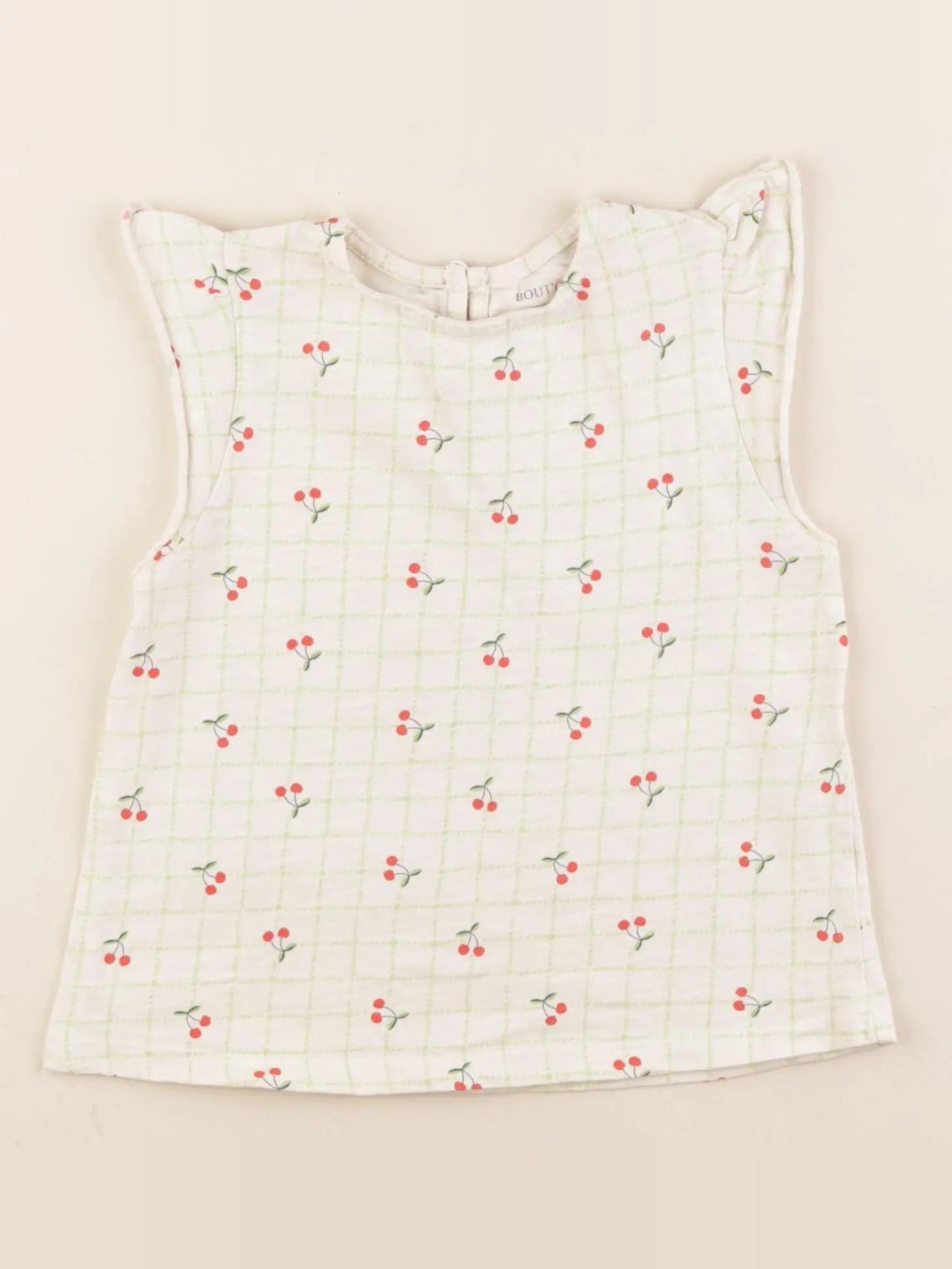 Boutchou - tee-shirt blanc, vert - 36 mois