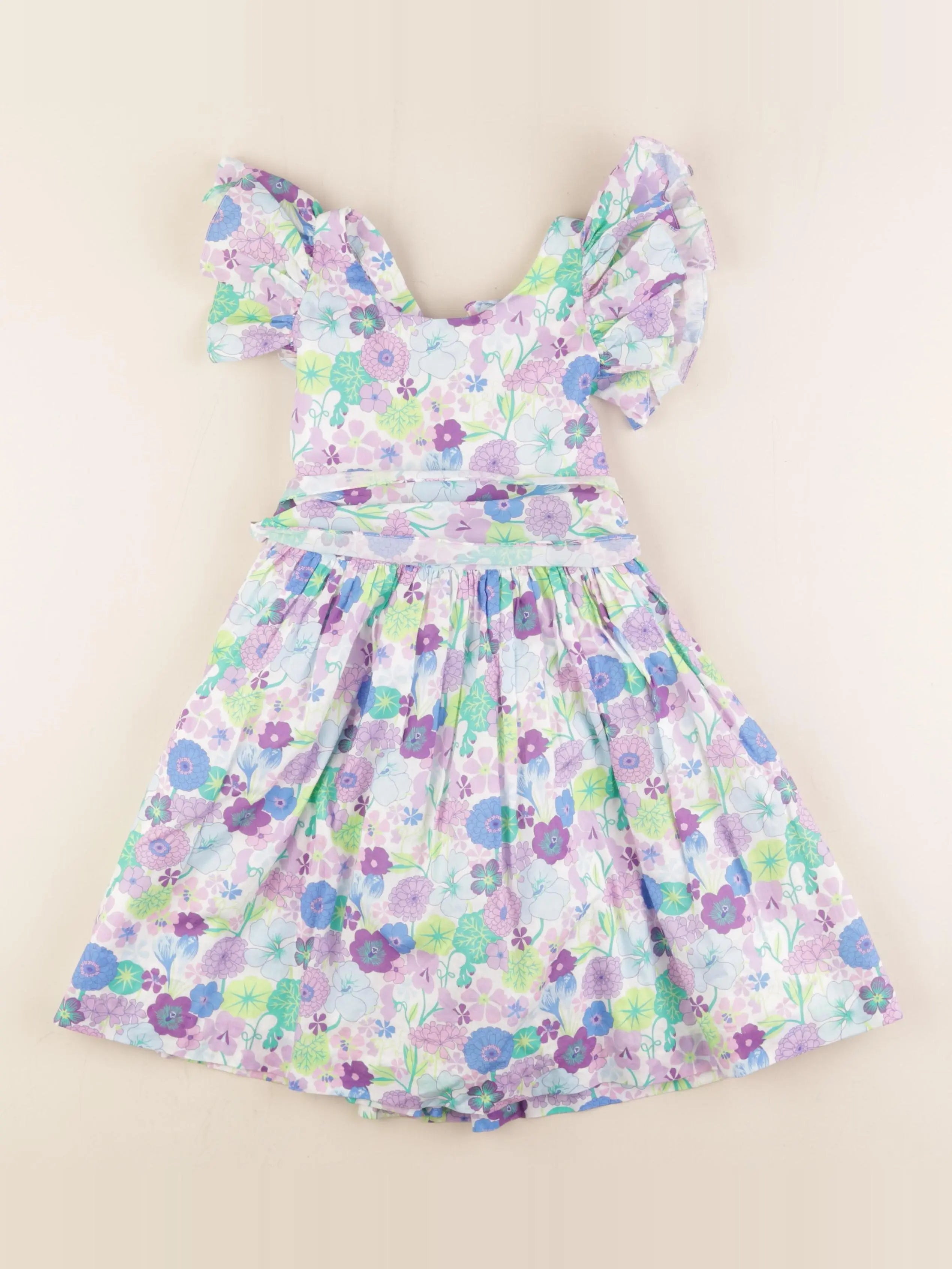 Jacadi - robe liberty bleu - 6 ans