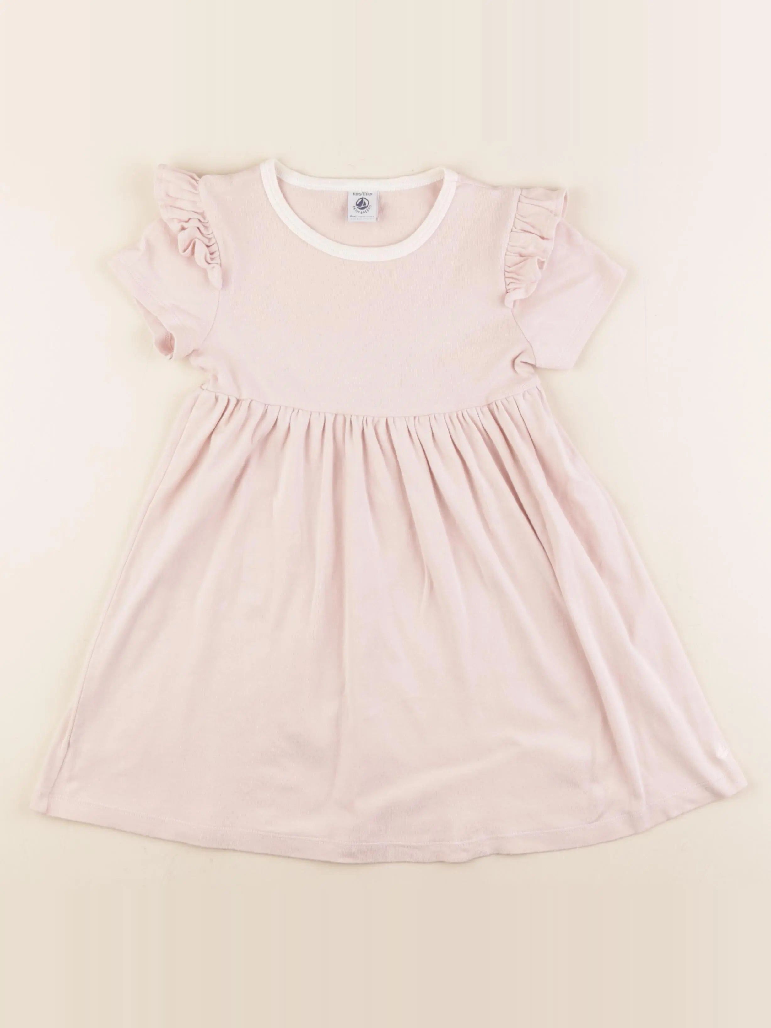 Petit Bateau - robe rose - 6 ans