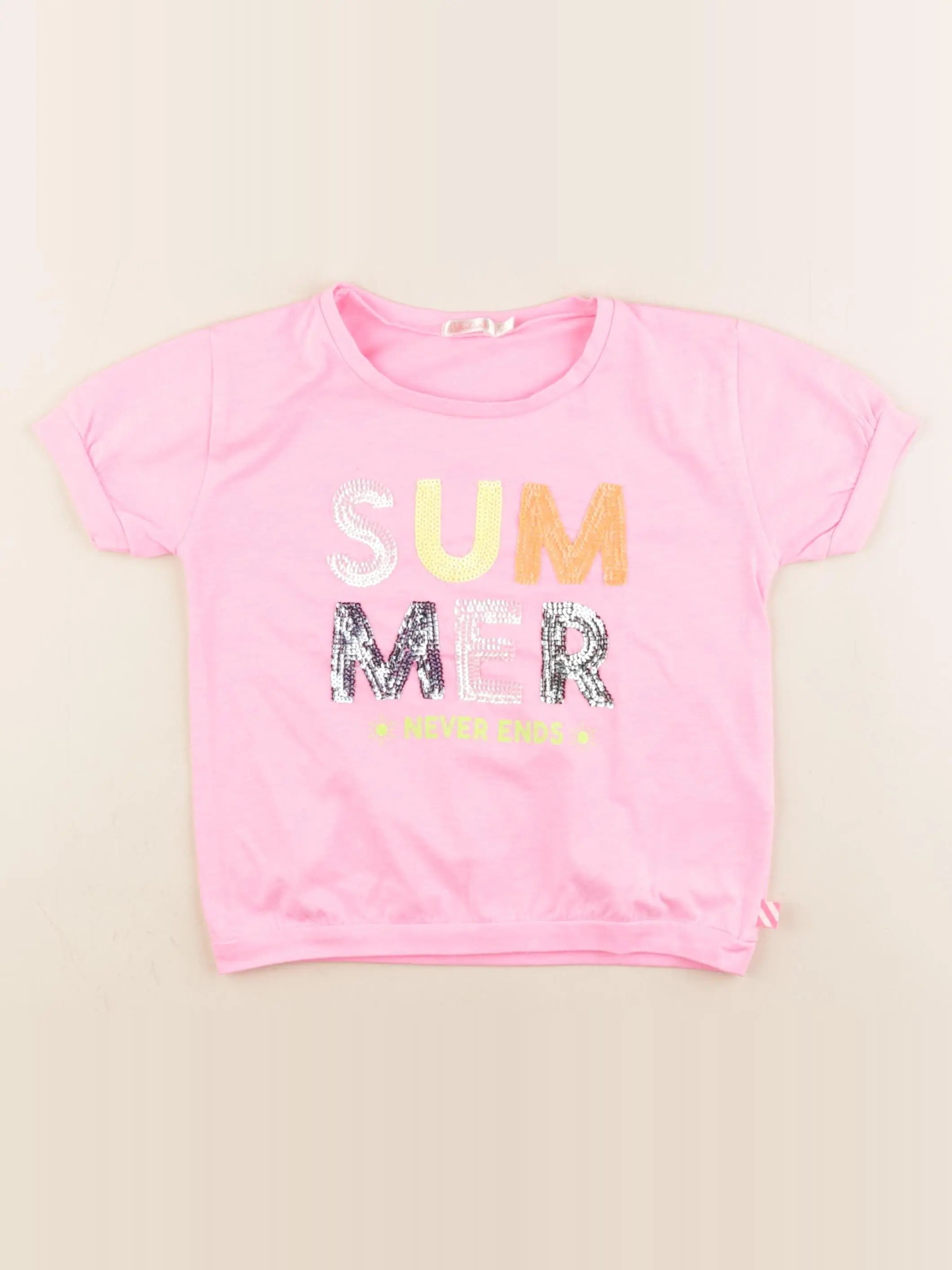 Billie Blush - tee-shirt rose fluo - 6 ans