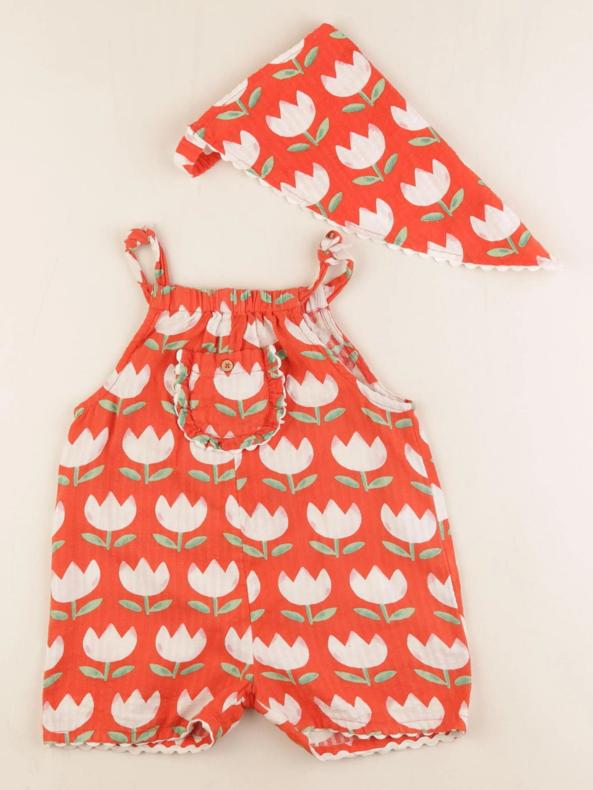 Boutchou - combinaison rouge - 36 mois