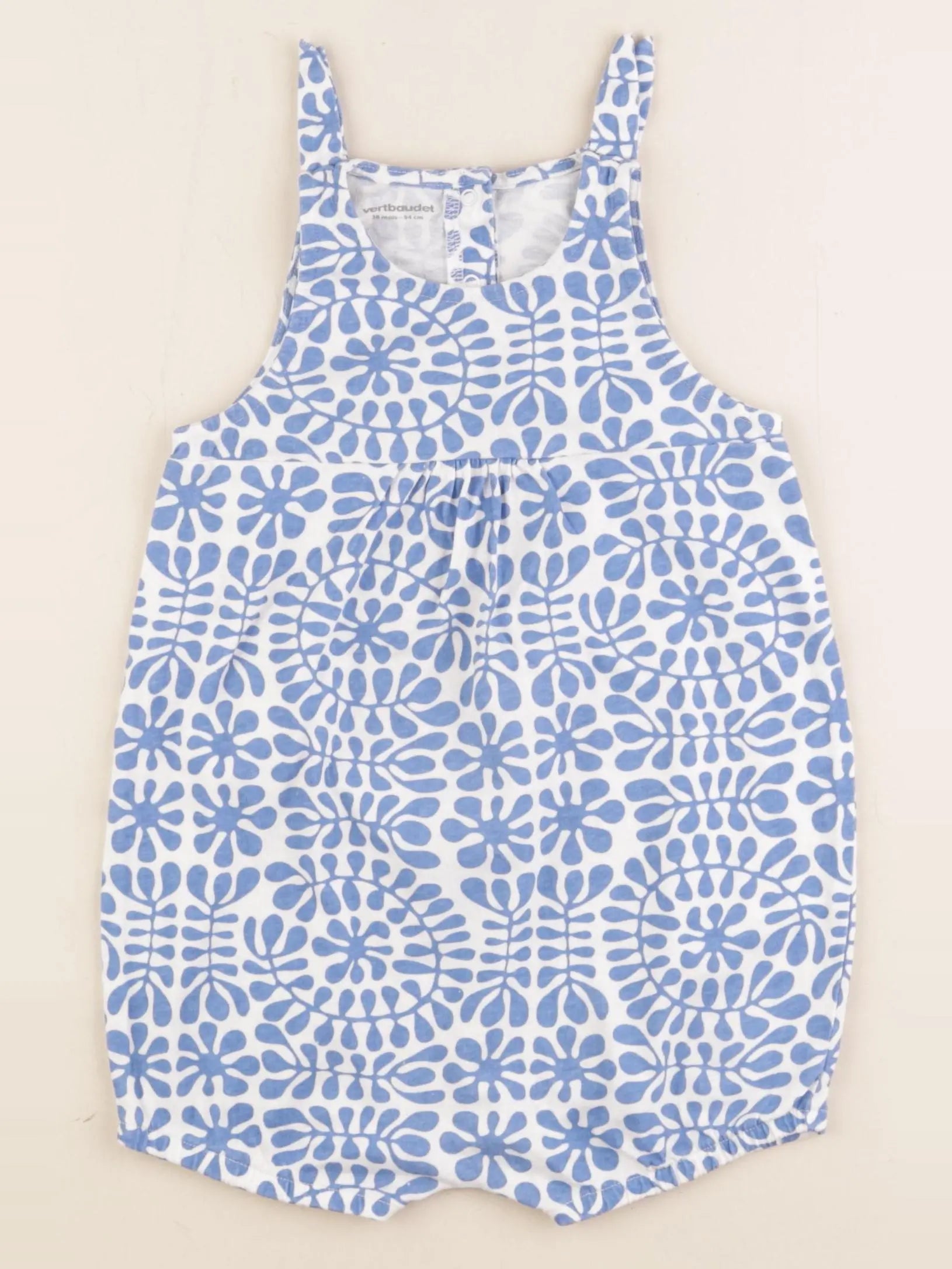 Vertbaudet - combinaison bleu - 36 mois