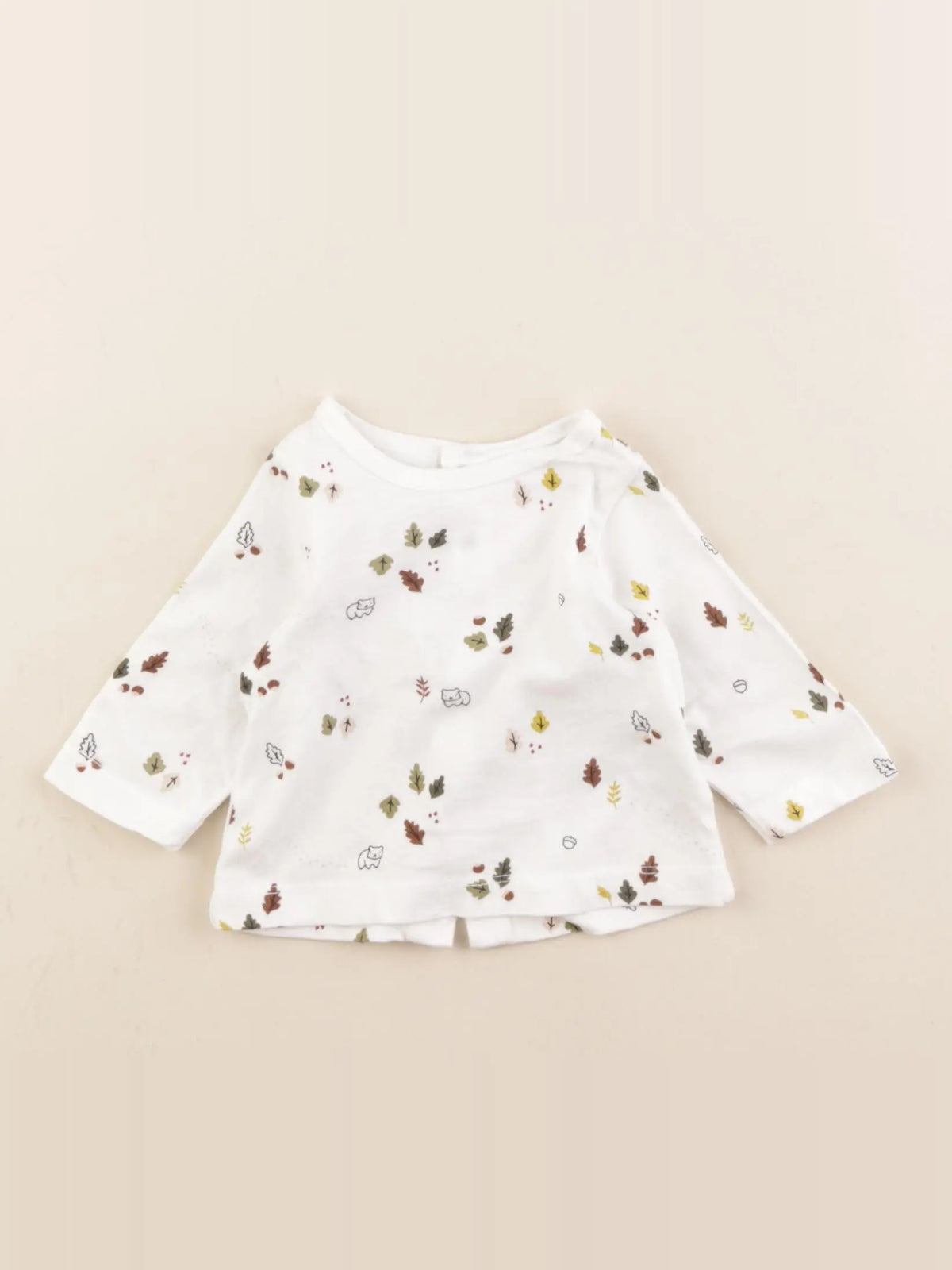 Vertbaudet - tee-shirt blanc - 1 mois