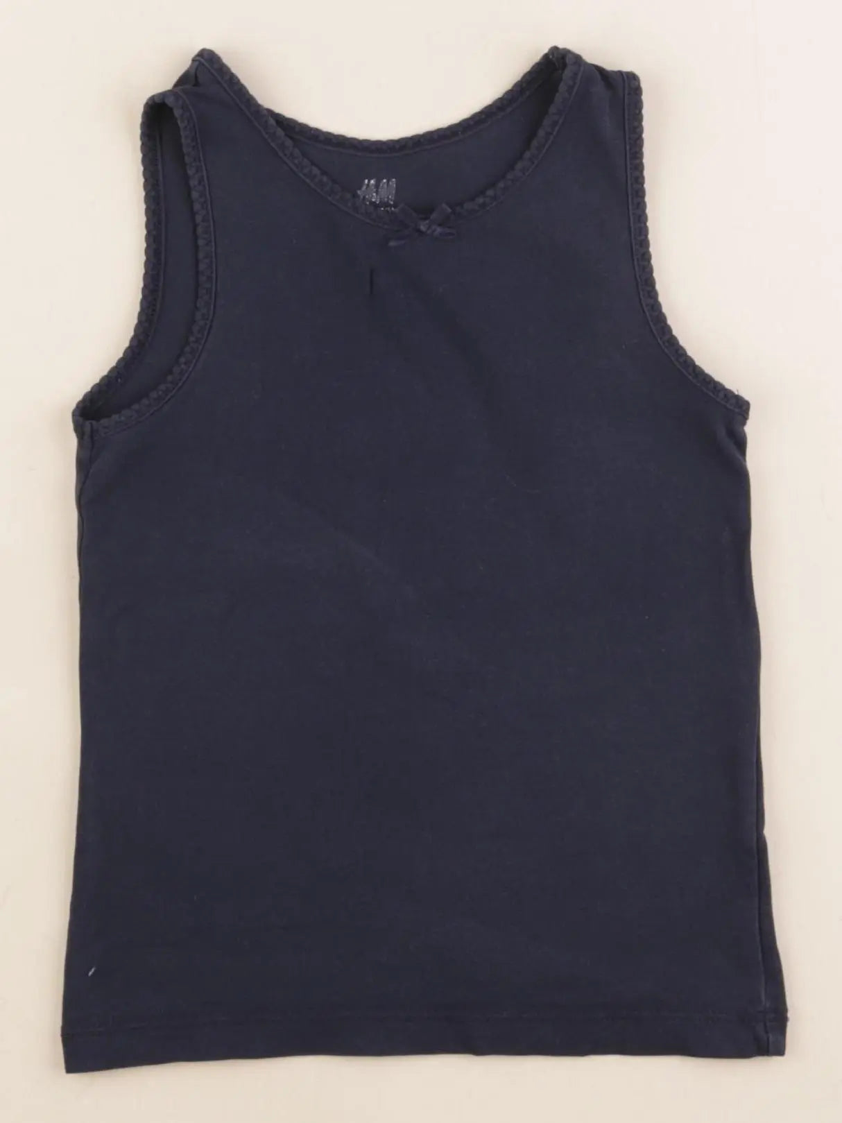 H&M - débardeur bleu - 2/4 ans