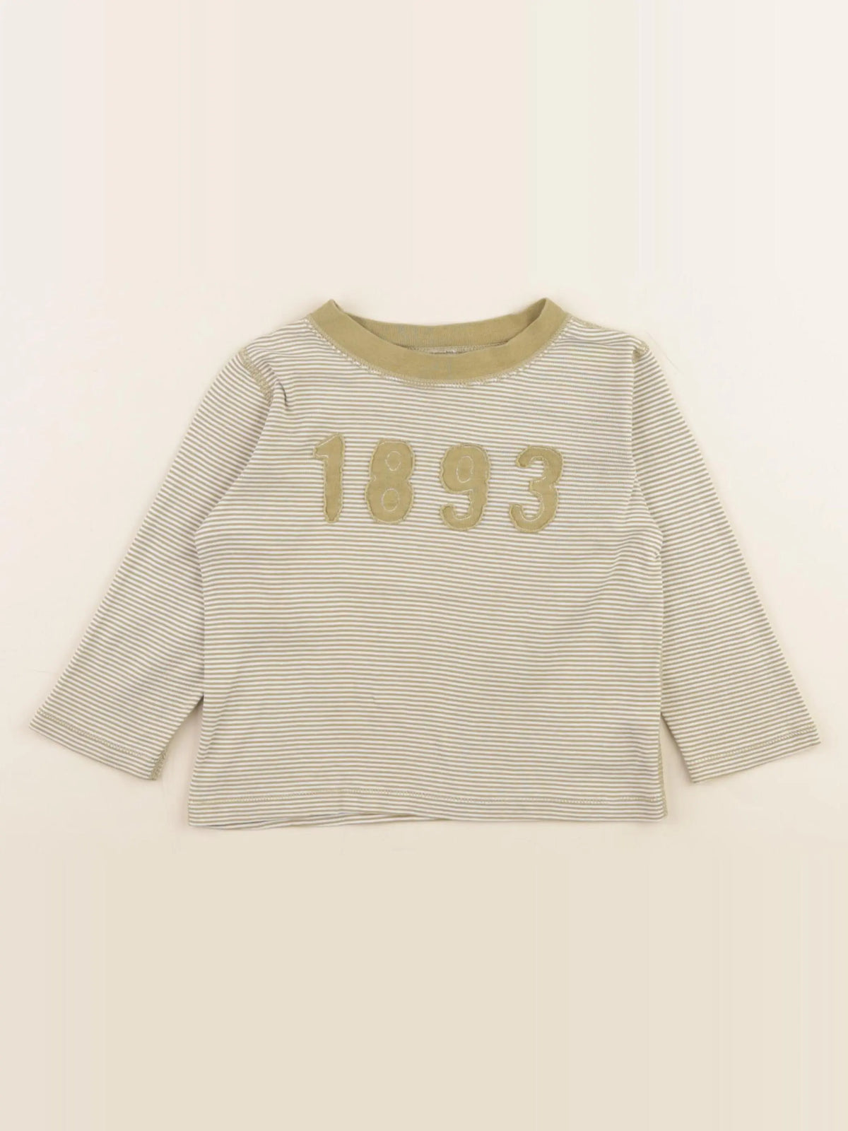 Petit Bateau - tee-shirt vert - 2 ans