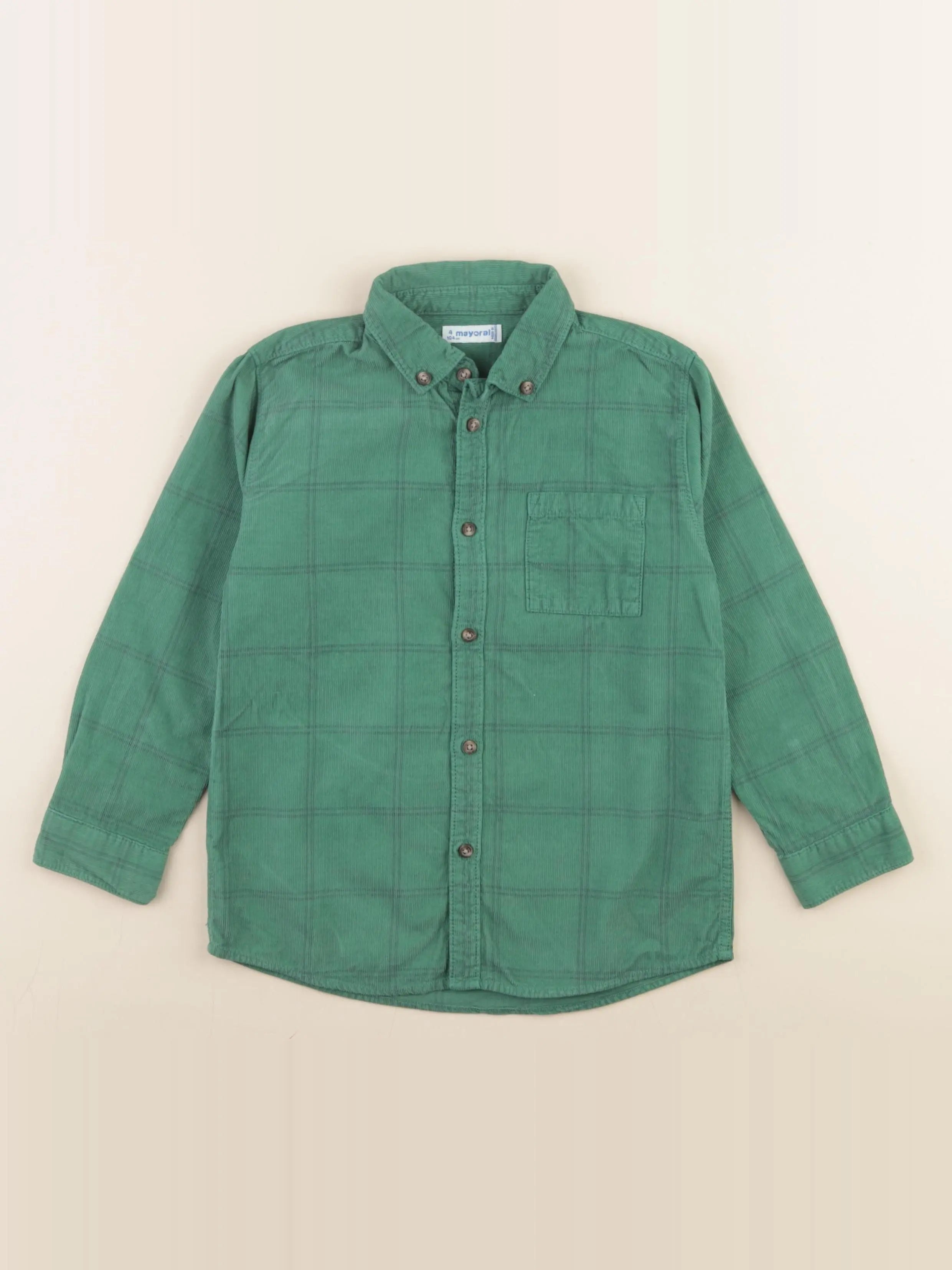 Mayoral - chemise vert - 4 ans