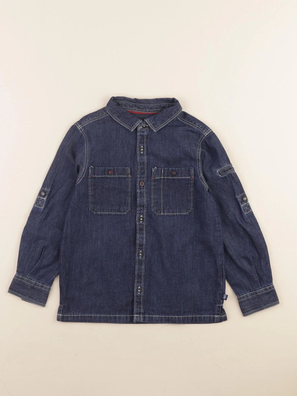 Okaidi - chemise bleu - 4 ans