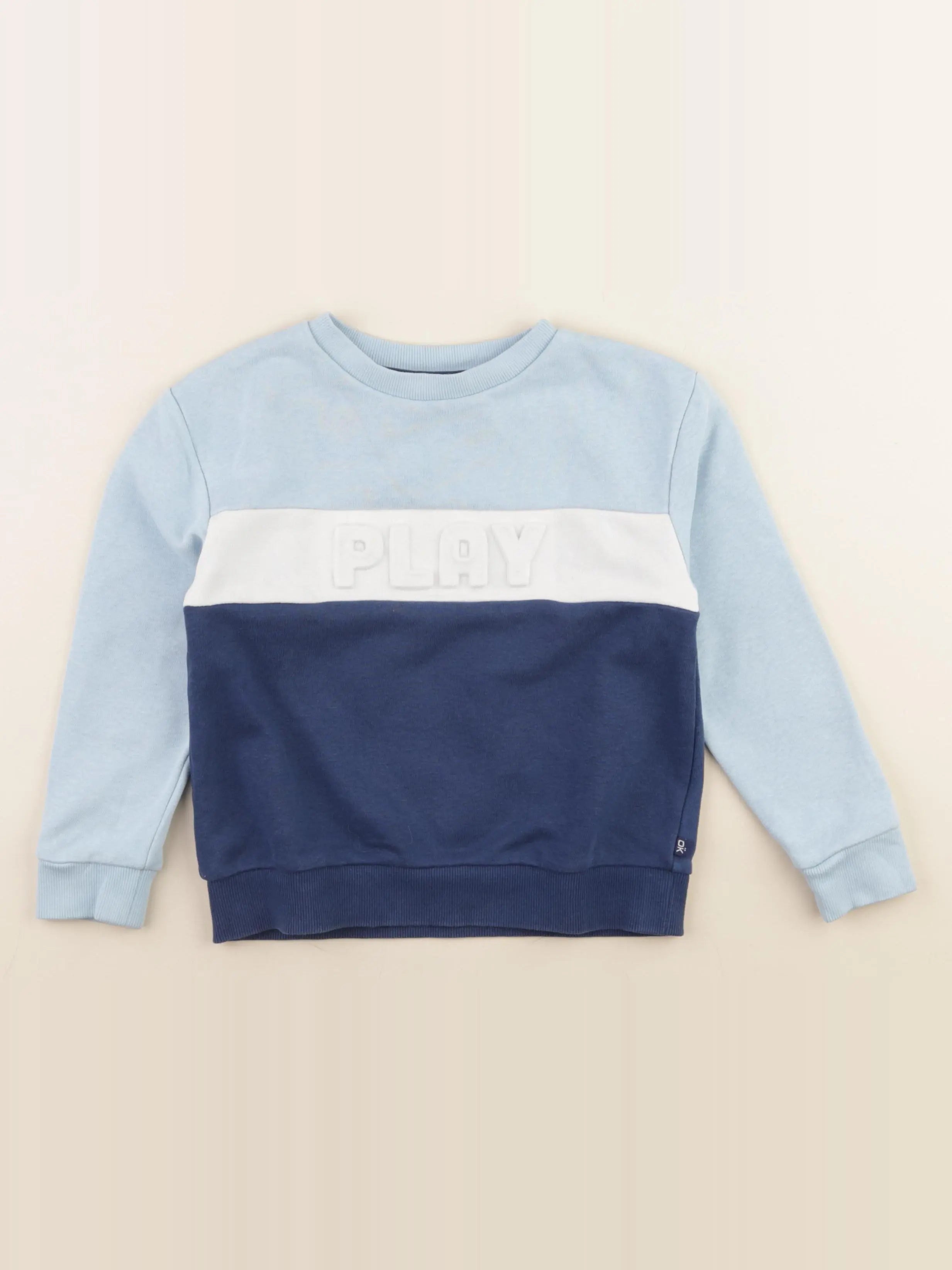 Okaidi - sweat bleu - 4 ans