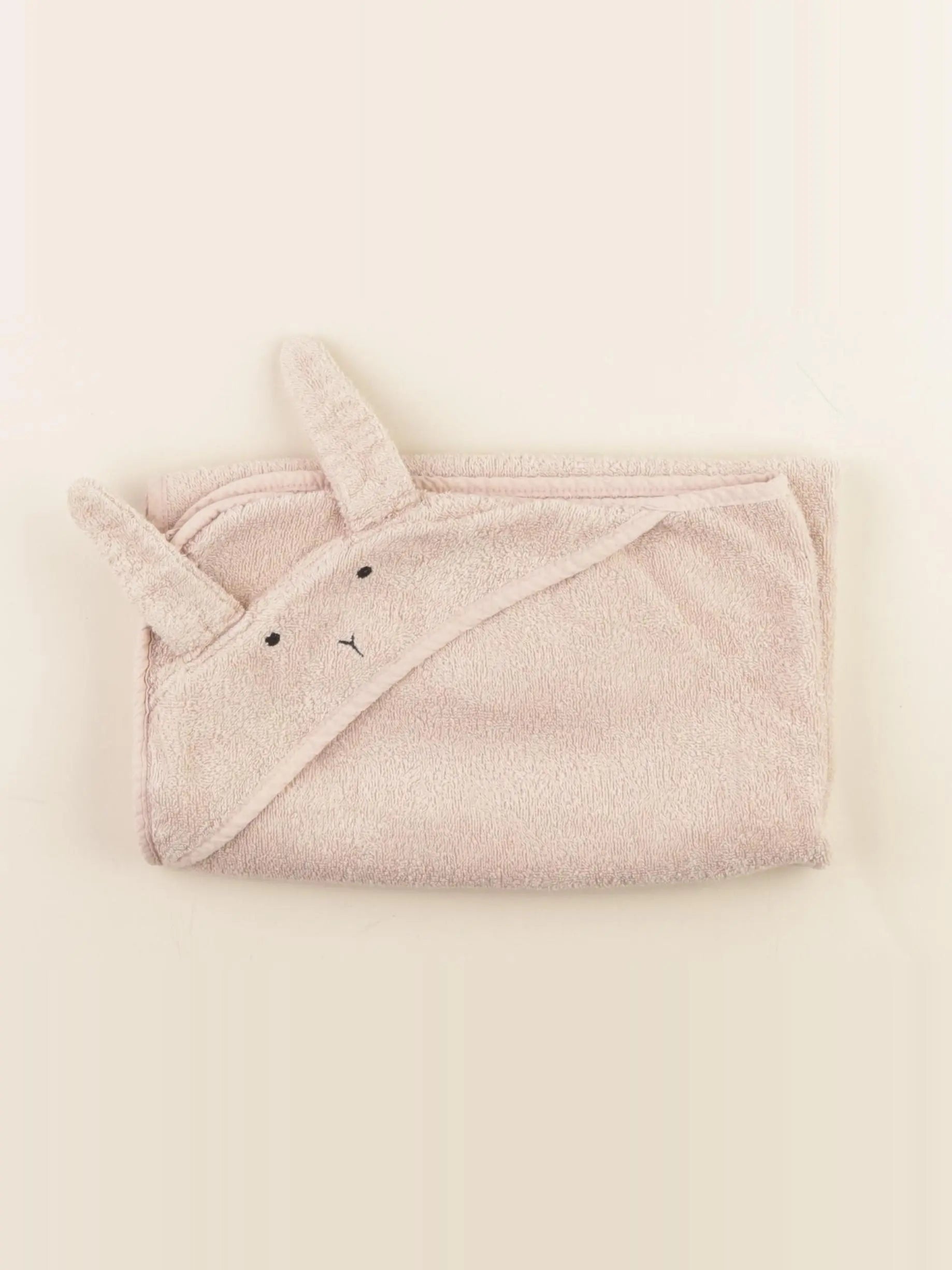 Liewood - cape de bain rose - 0/6 mois