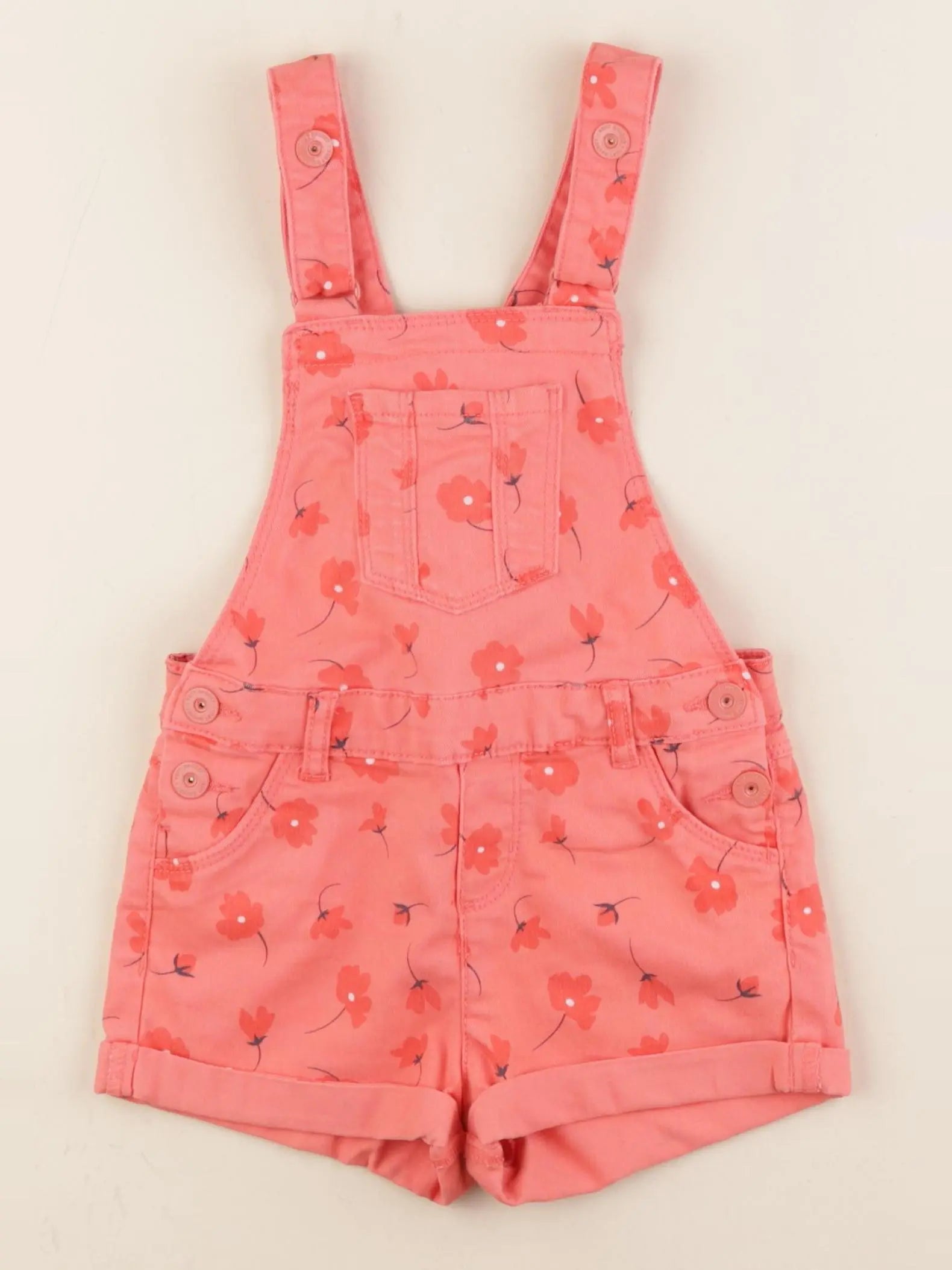 Vertbaudet - salopette rose - 4 ans