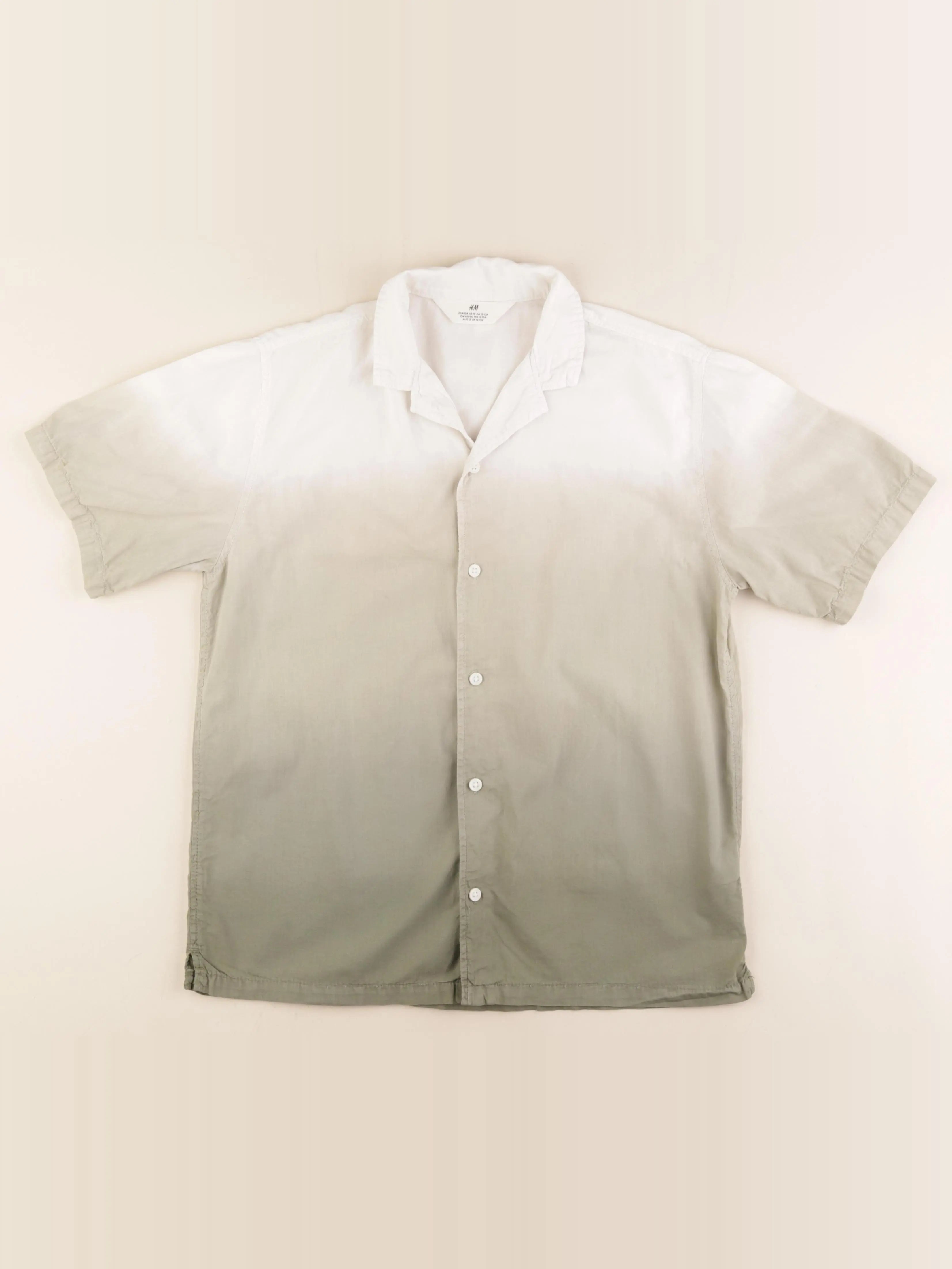 H&M - chemise vert - 12/13 ans