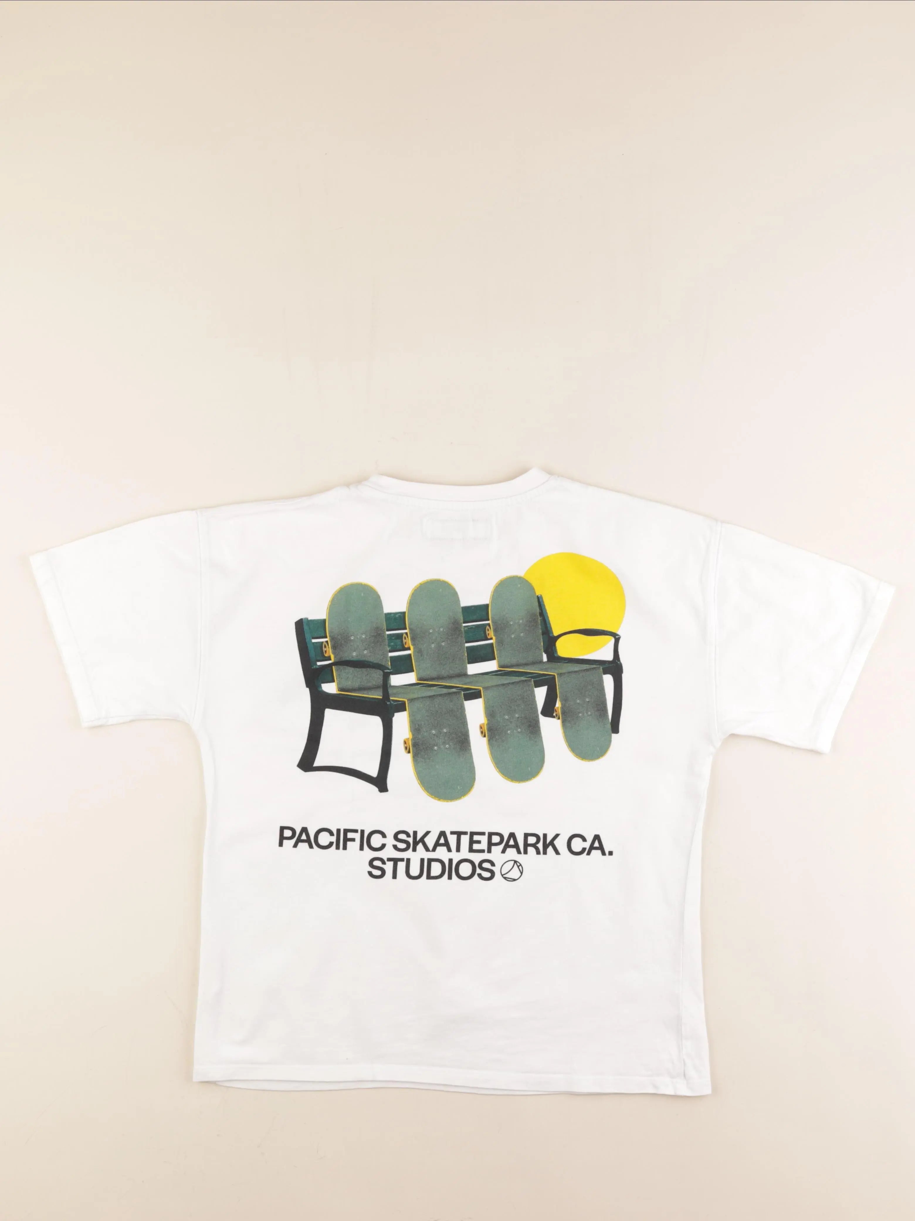 Zara - tee-shirt imprimé au dos blanc - 11/12 ans