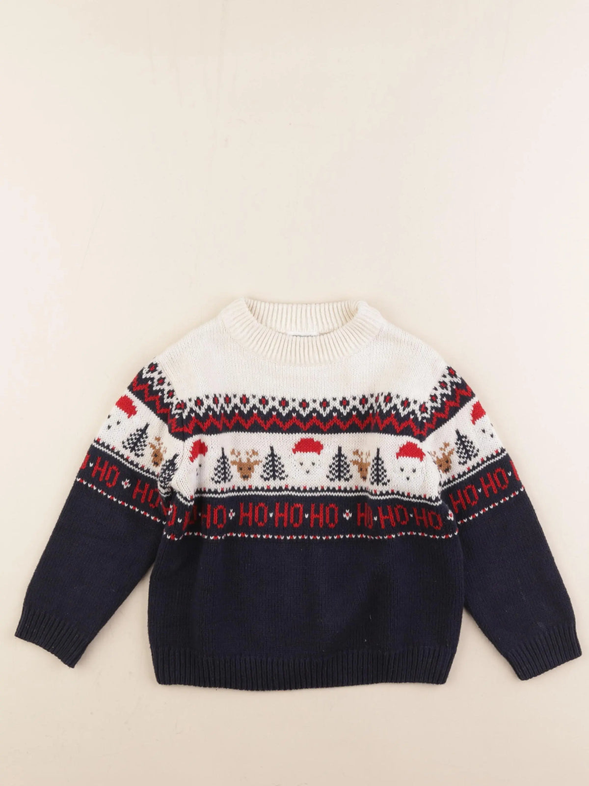 Vertbaudet - pull multicolore - 4 ans