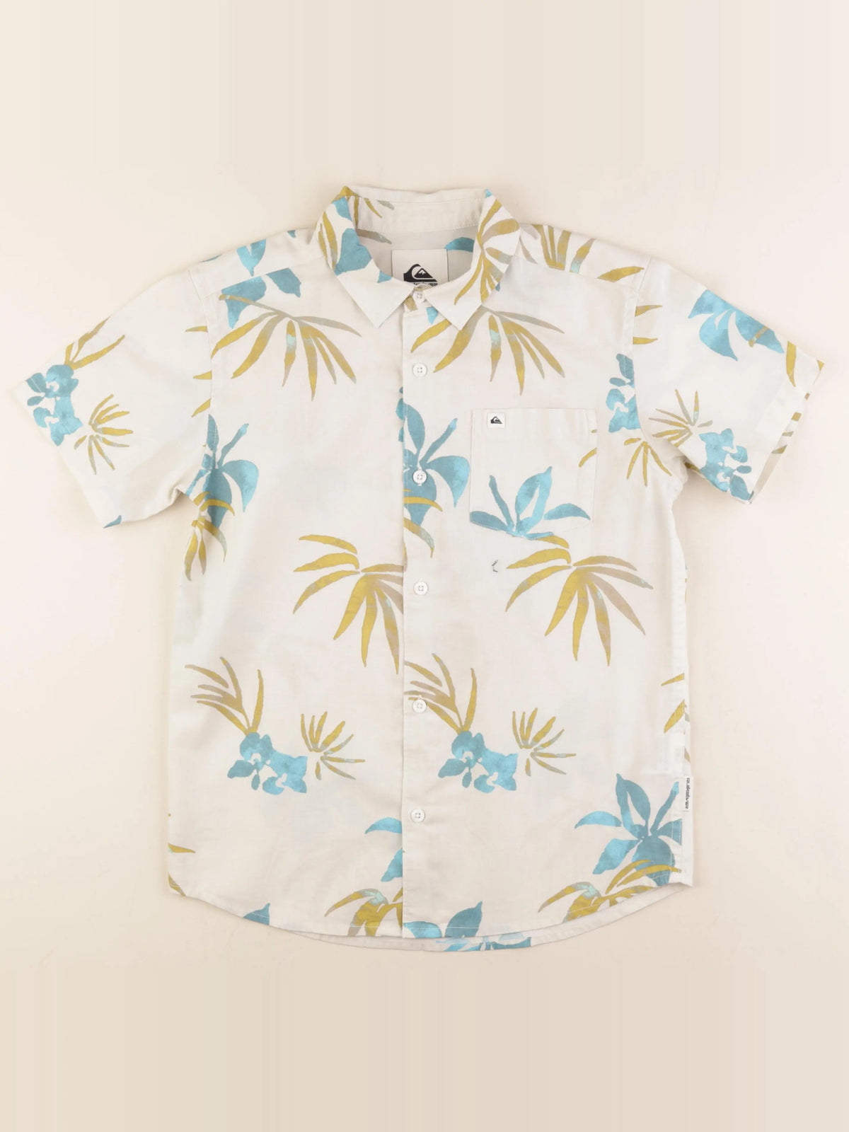 Quiksilver - chemise beige - 12 ans