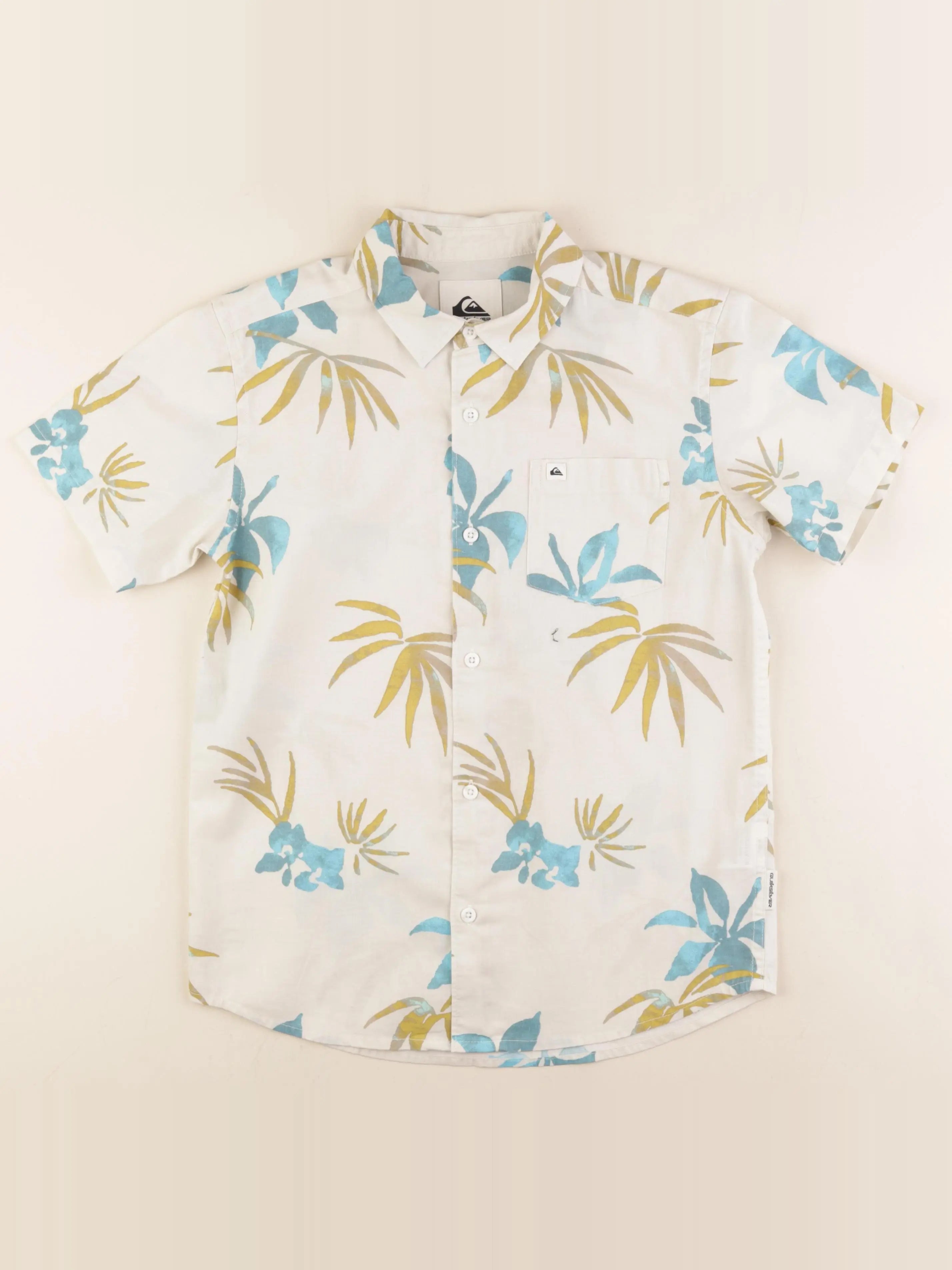 Quiksilver - chemise beige - 12 ans