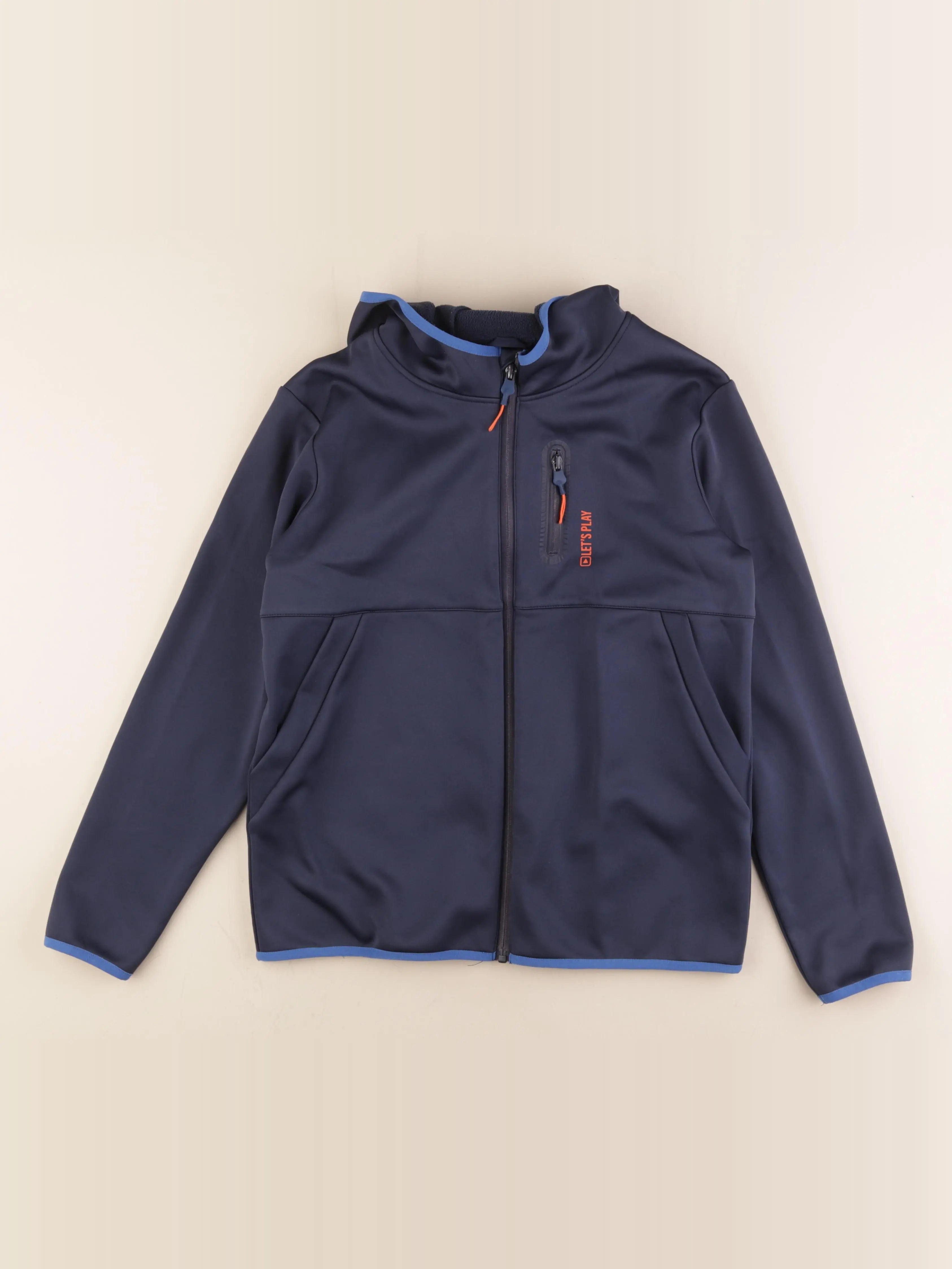 Vertbaudet - veste doublé bleu - 14 ans