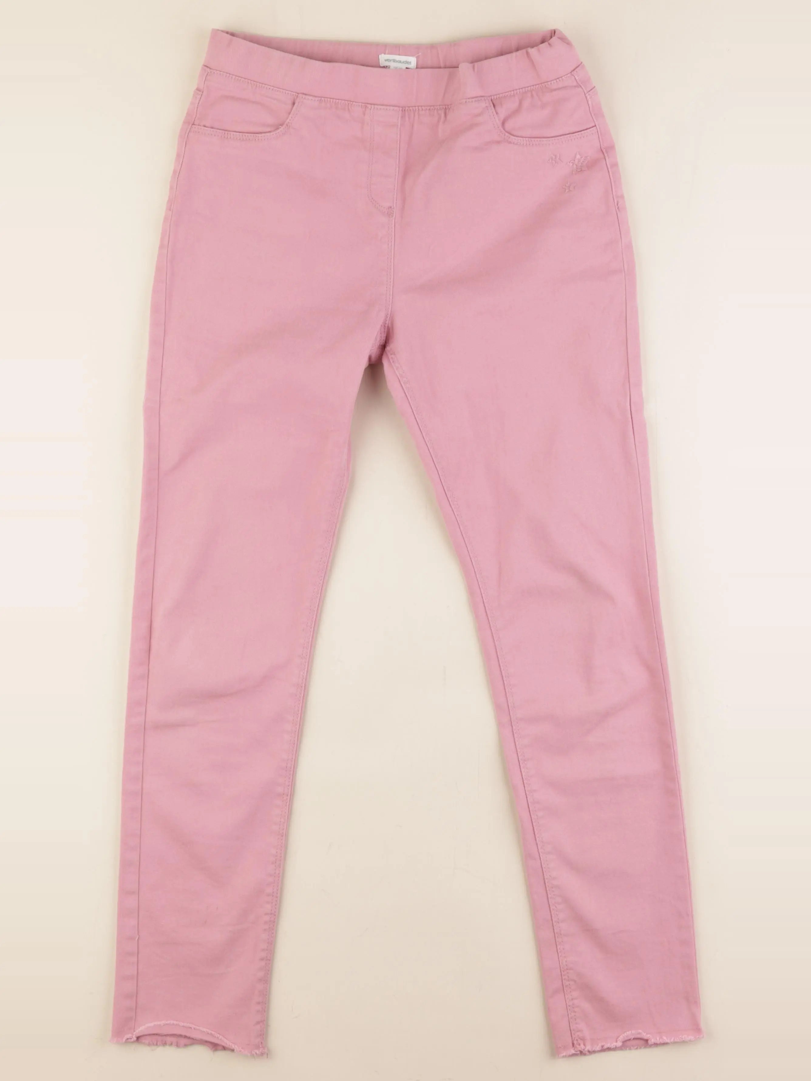 Vertbaudet - jegging rose - 12 ans