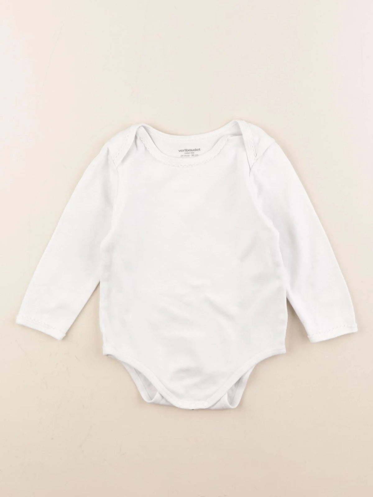 Vertbaudet - body blanc - 24 mois