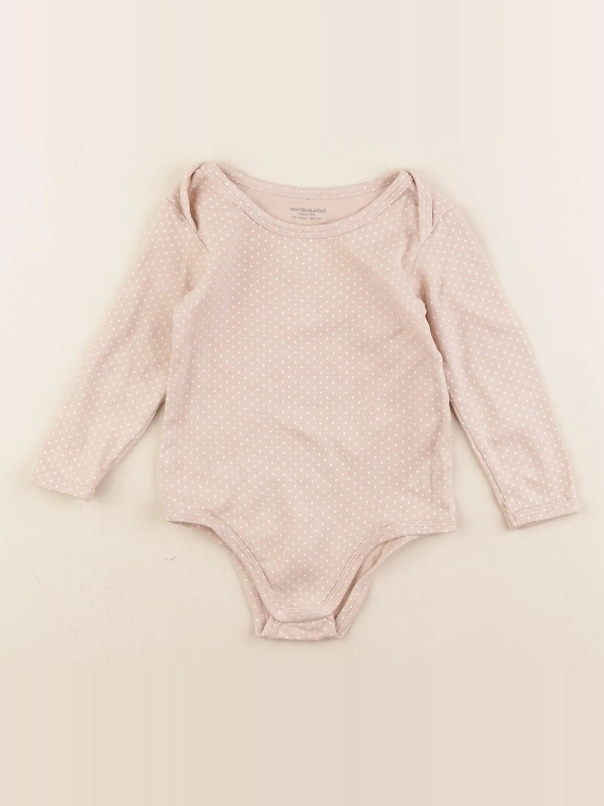 Vertbaudet - body rose - 24 mois