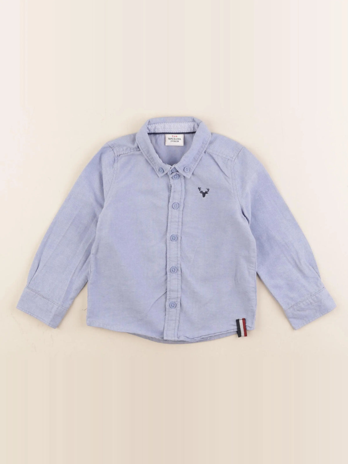 Tape à l'oeil - chemise bleu - 2 ans
