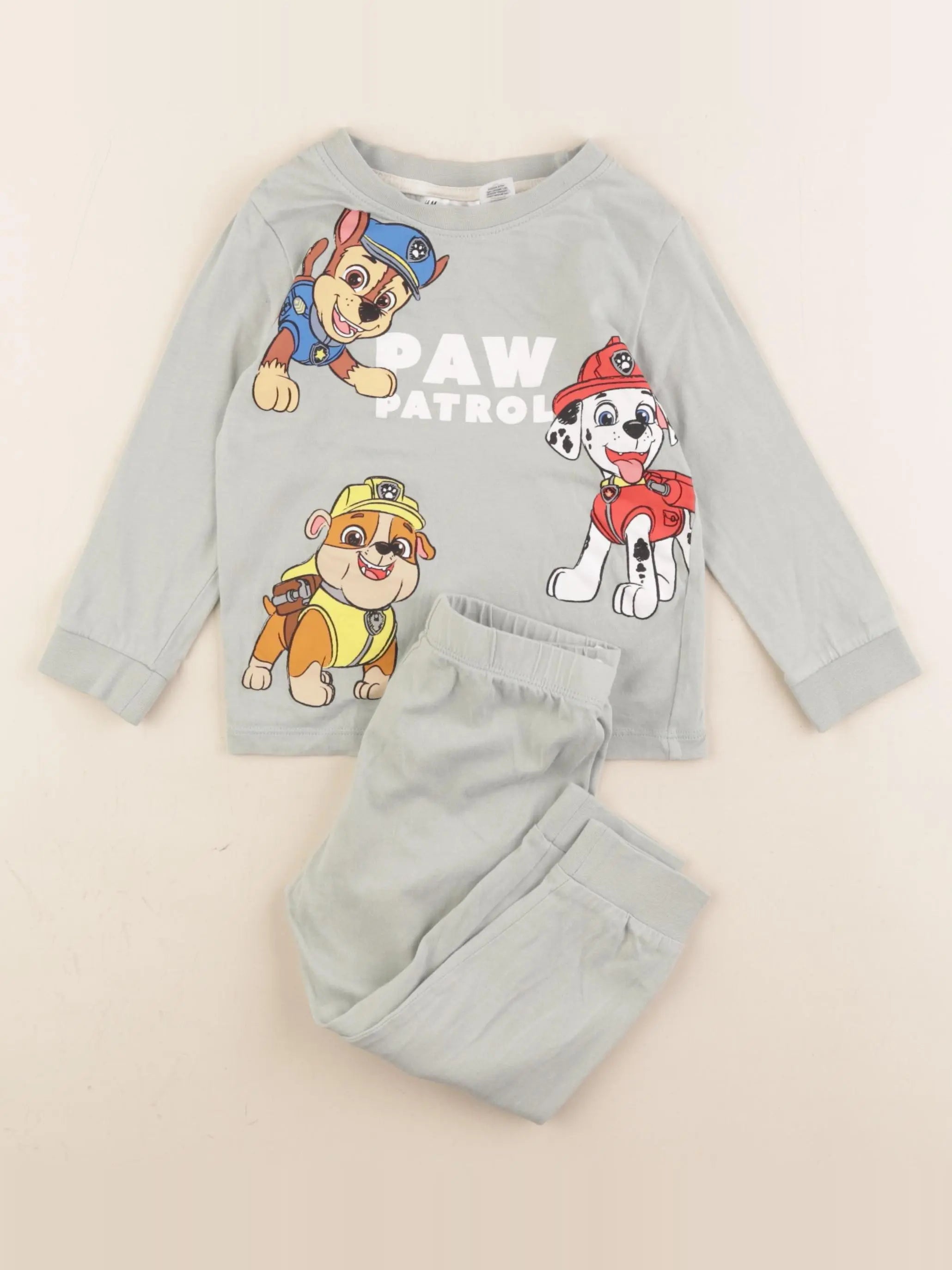 H&M - pyjama coton vert - 18/24 mois