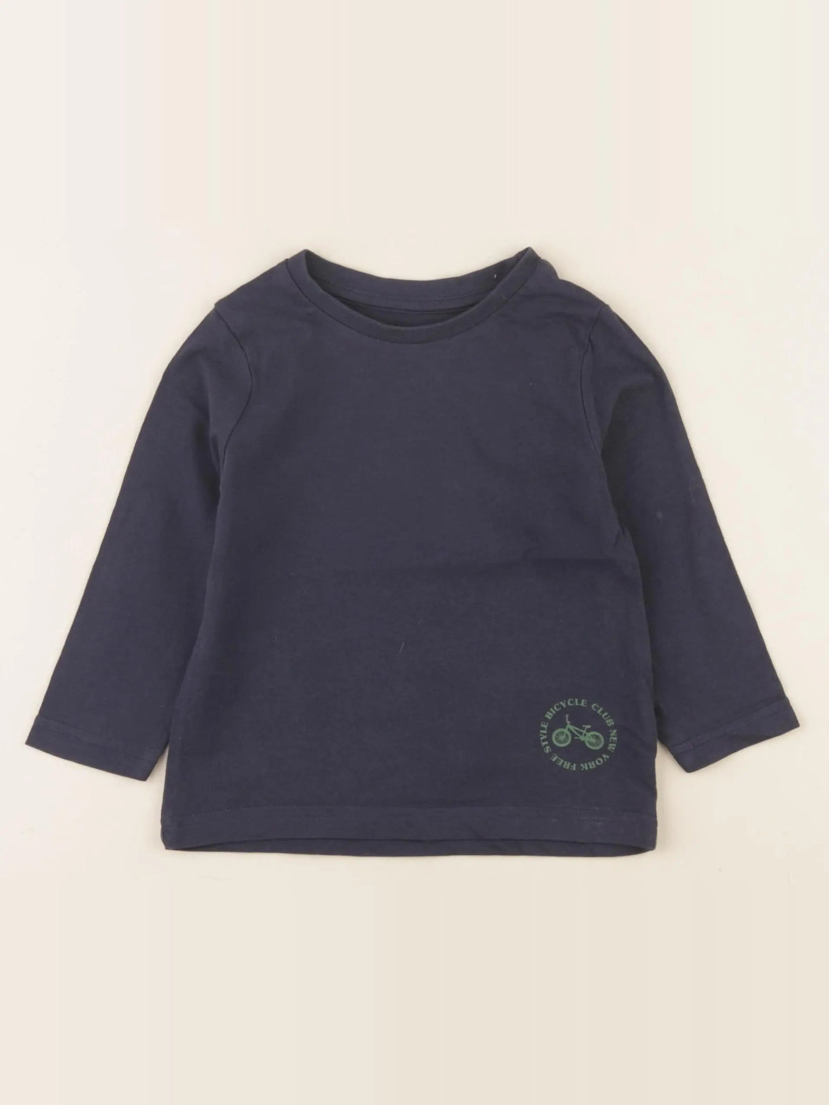 Vertbaudet - tee-shirt bleu - 2 ans