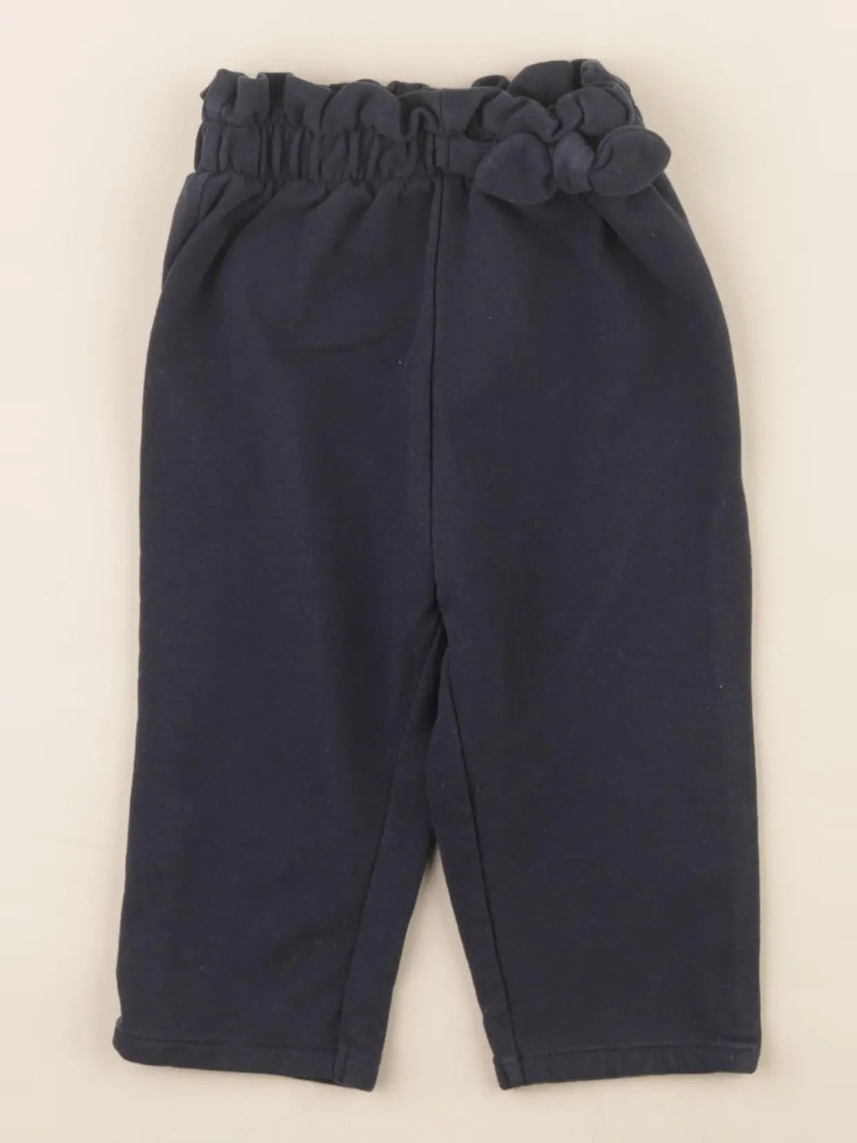Vertbaudet - pantalon bleu - 12 mois
