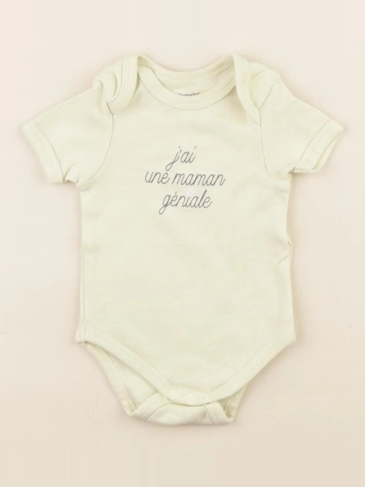 Vertbaudet - body jaune - 3 mois
