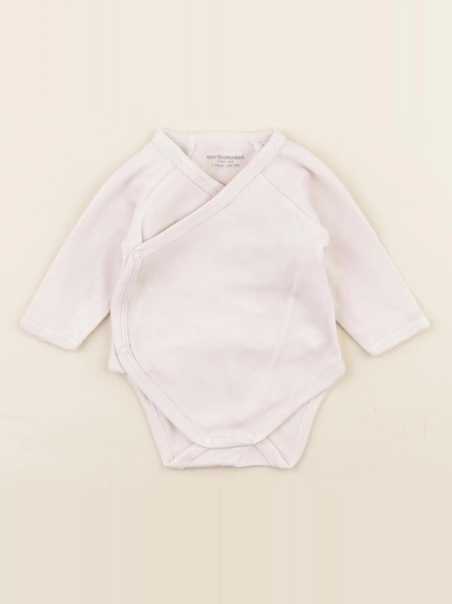 Vertbaudet - body rose - 1 mois