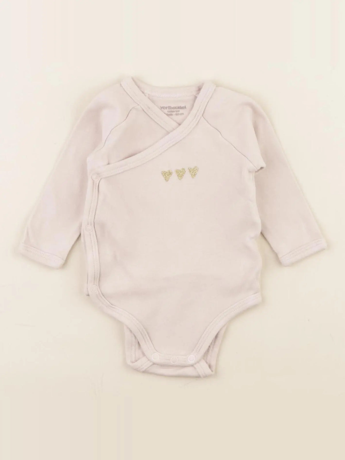 Vertbaudet - body rose - 3 mois