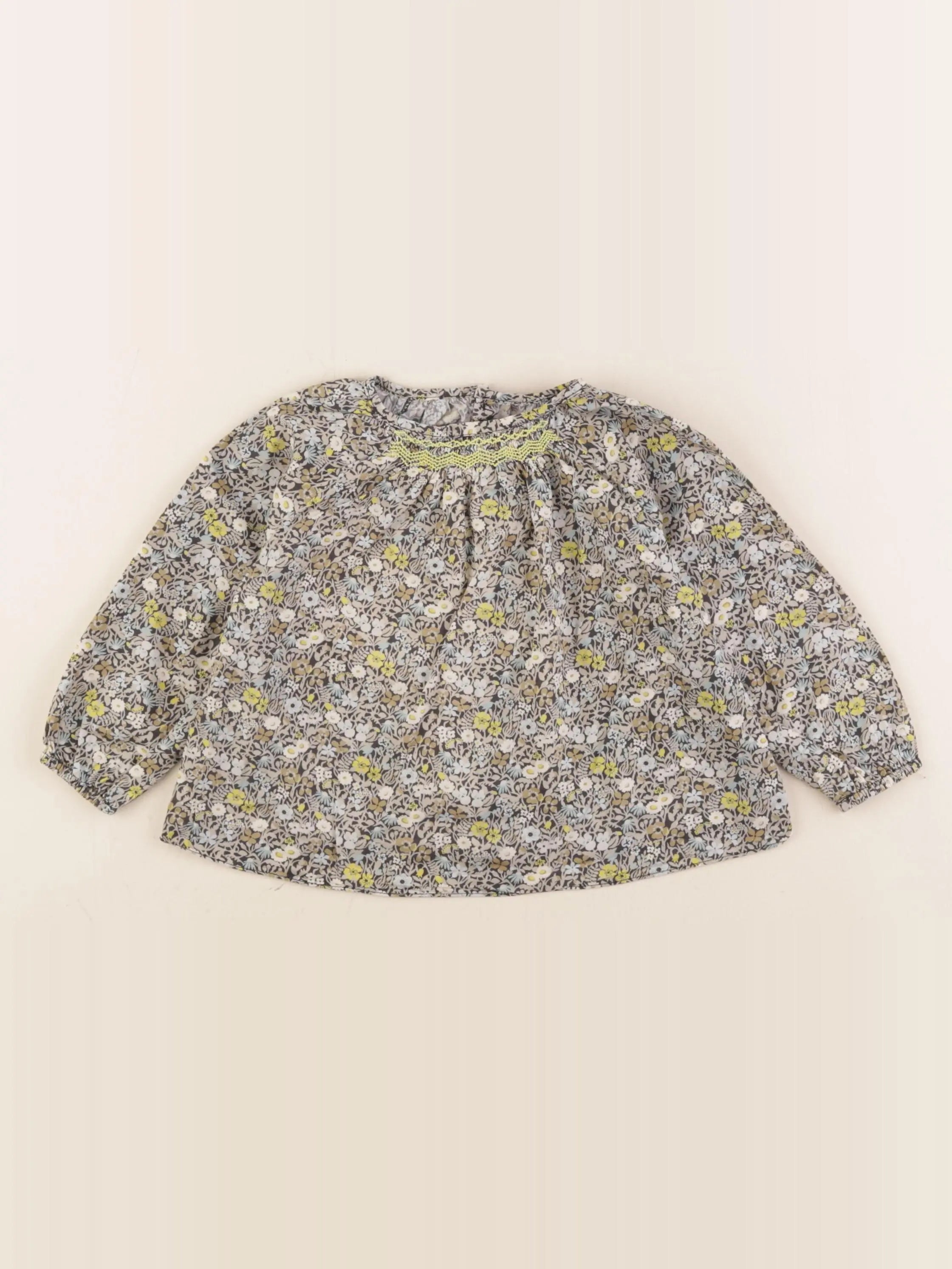 Jacadi - blouse liberty multicolore - 18 mois