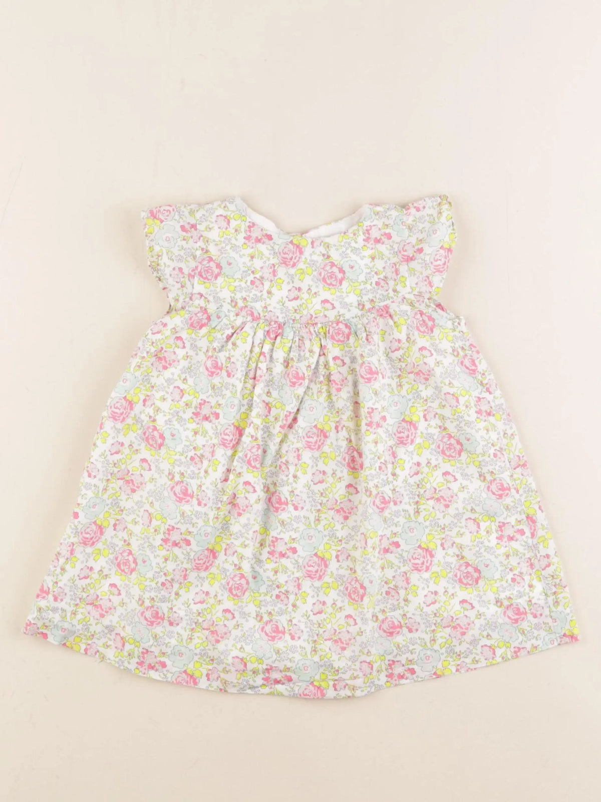 Jacadi - robe liberty multicolore - 12 mois