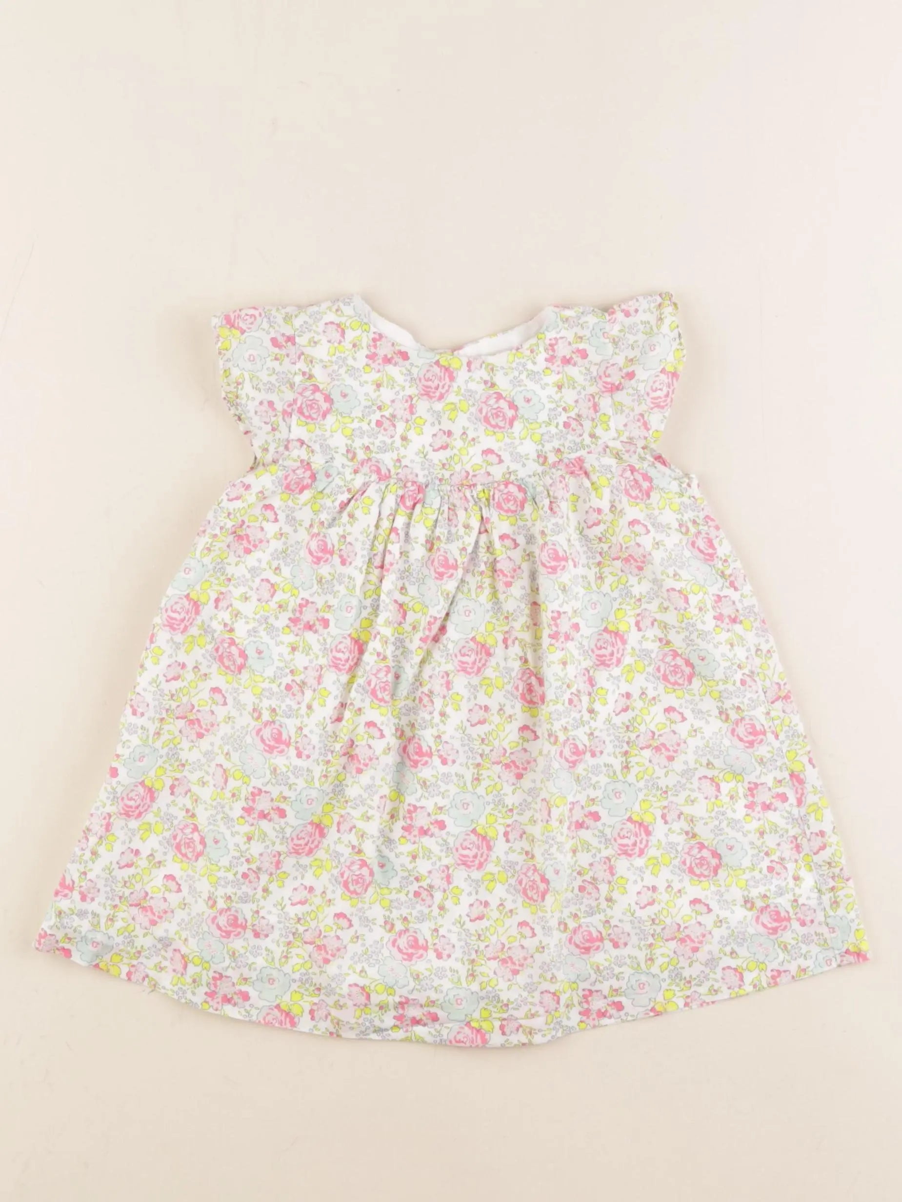 Jacadi - robe liberty multicolore - 12 mois