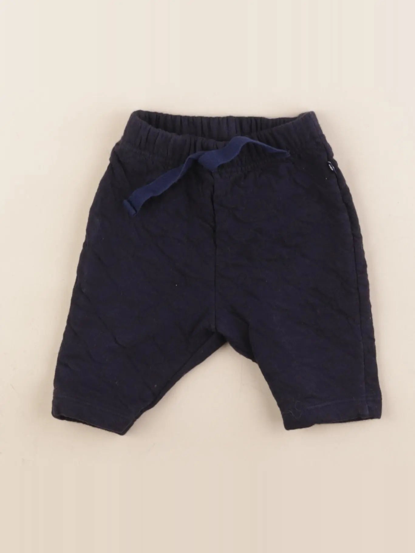 Petit Bateau - pantalon bleu - 3 mois