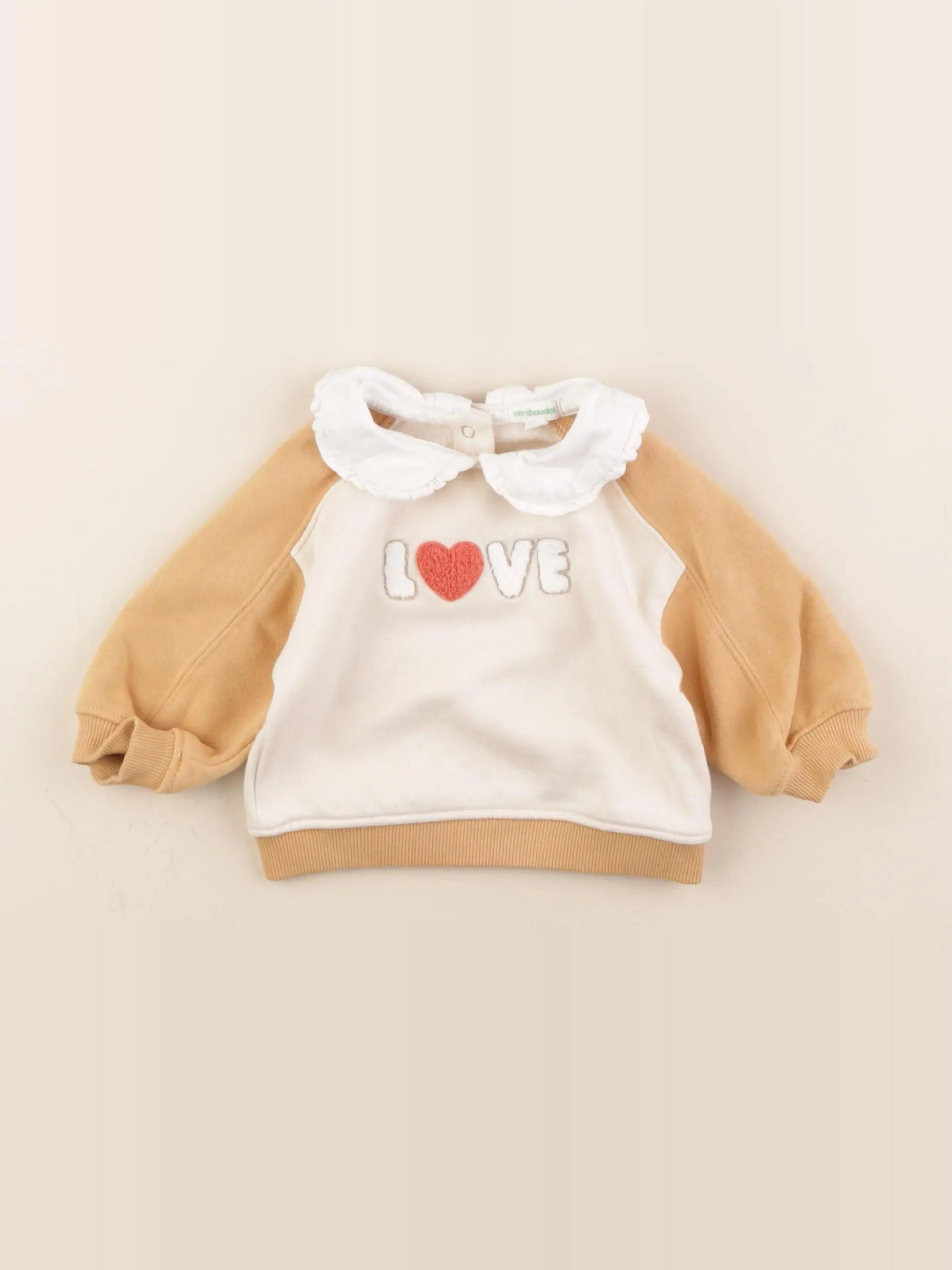 Vertbaudet - sweat multicolore - 3 mois