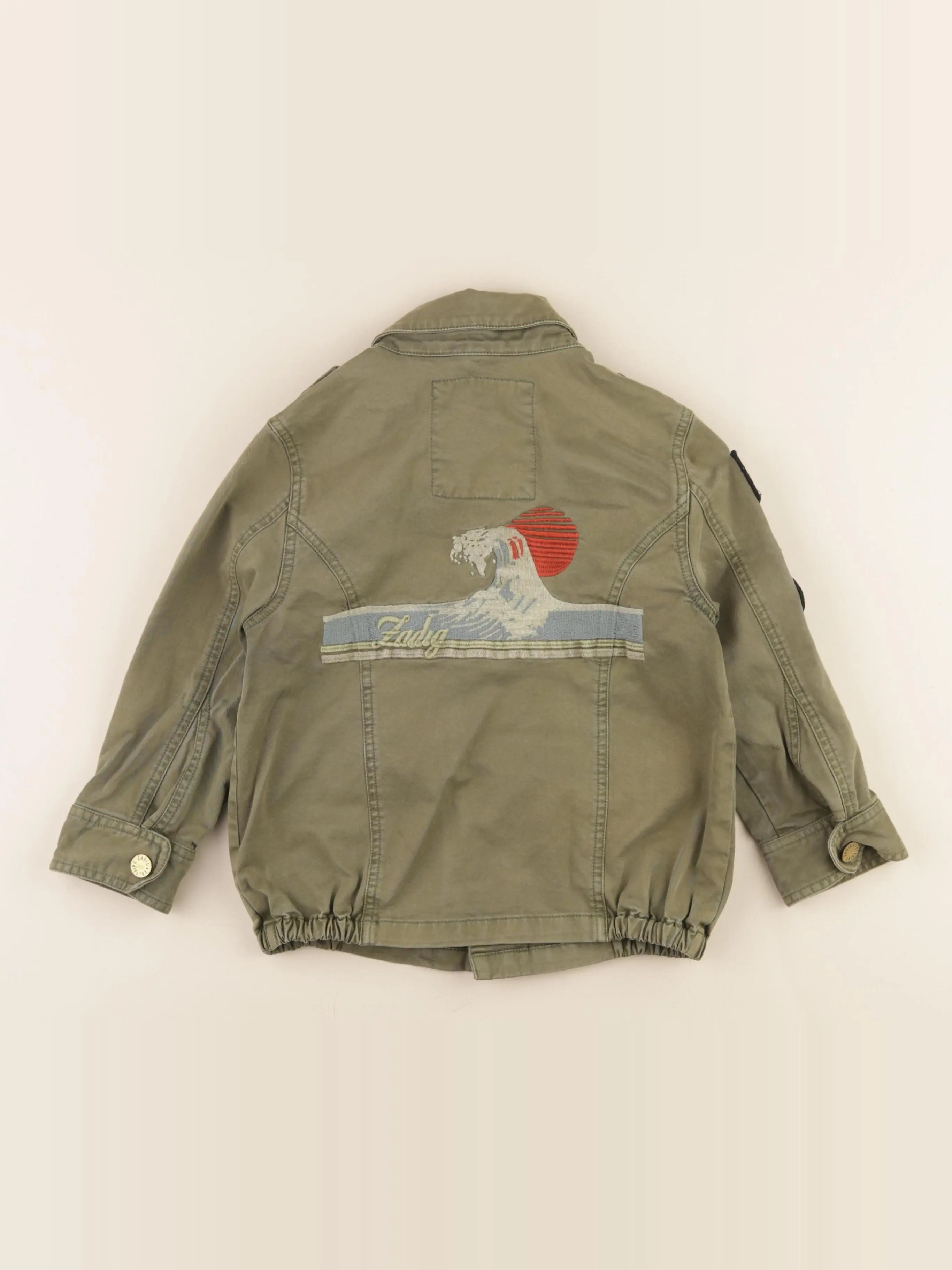 Zadig & Voltaire - veste vert - 4 ans