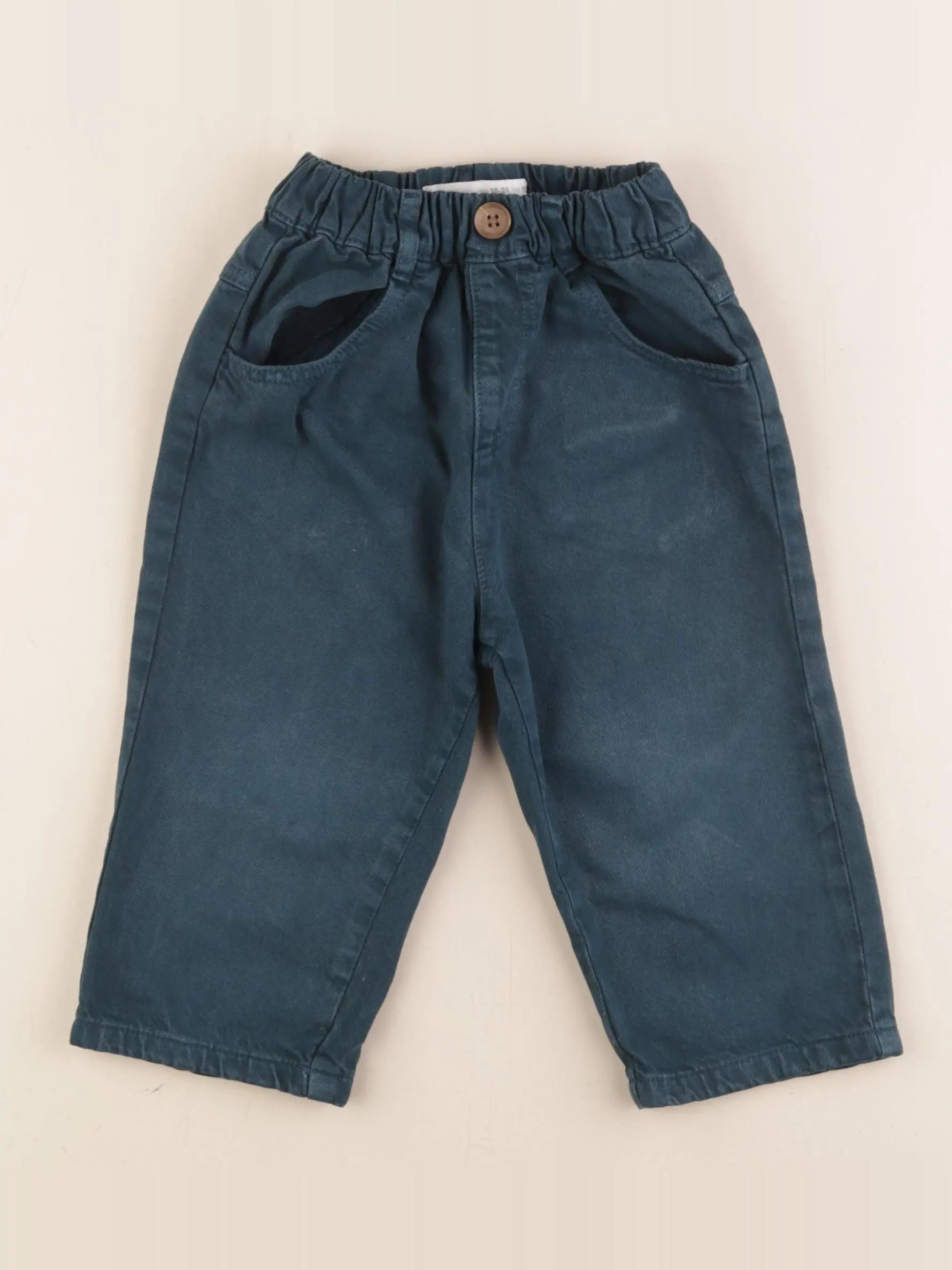 Zara - jean vert - 18/24 mois