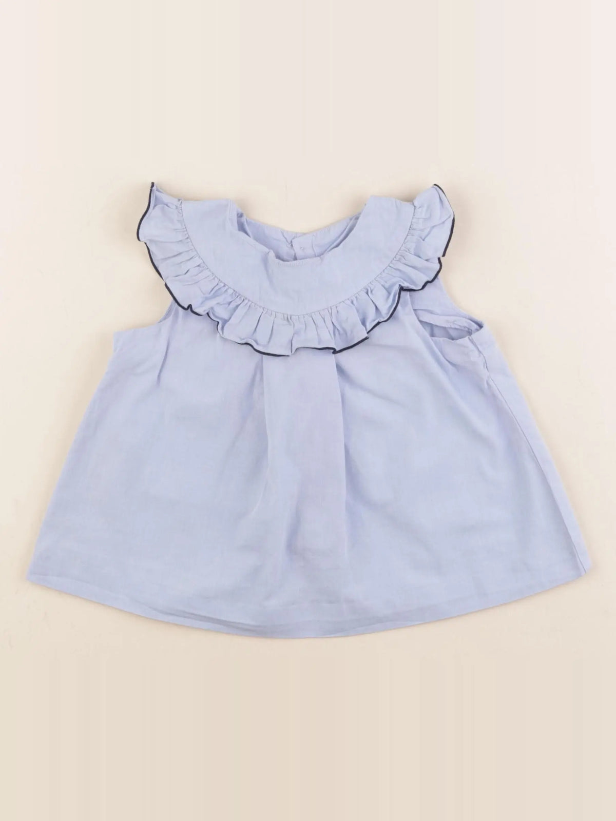 Jacadi - blouse bleu - 24 mois