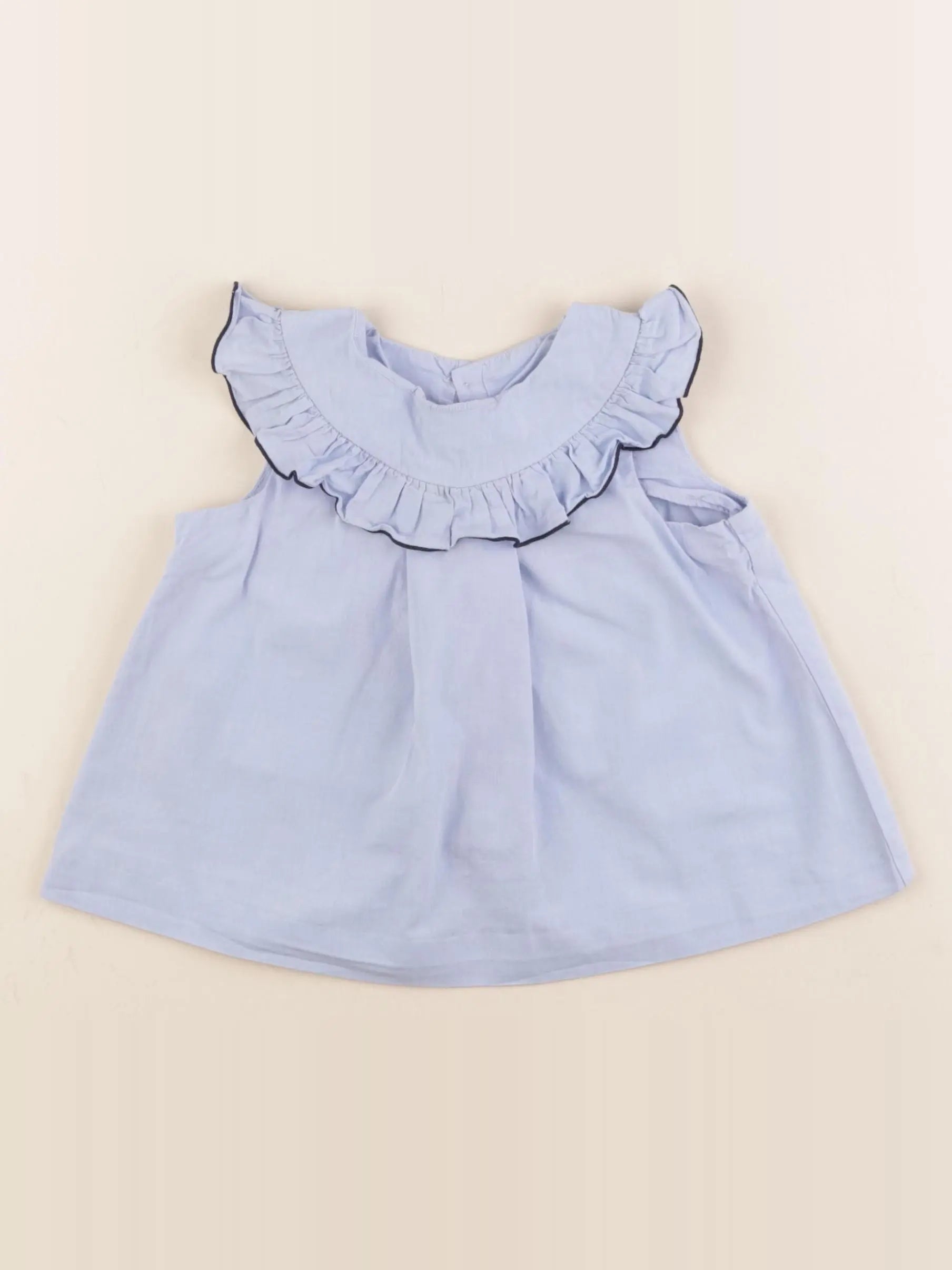 Jacadi - blouse bleu - 24 mois