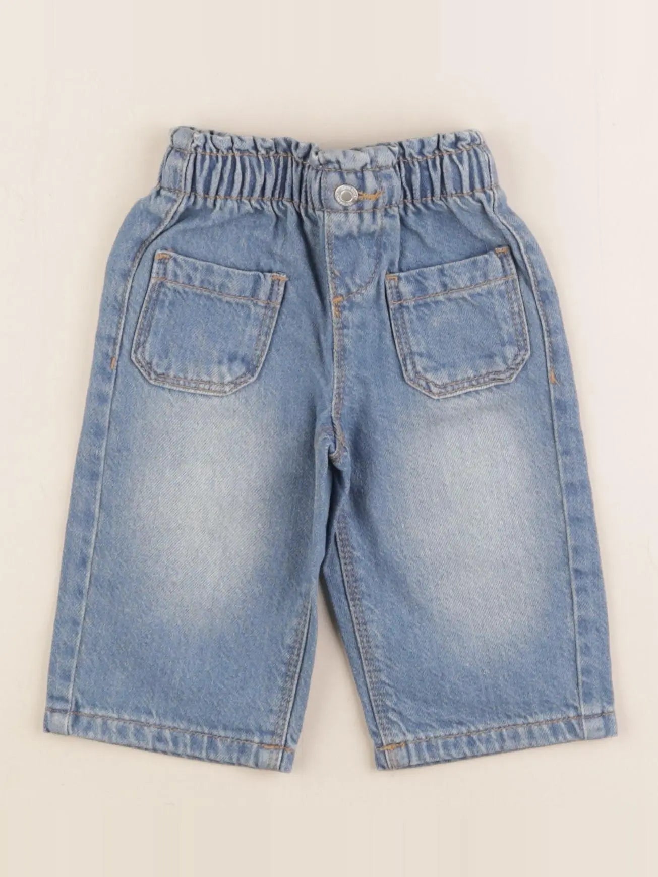 Vertbaudet - pantalon bleu - 3 mois