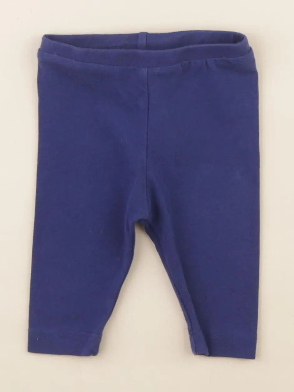 Vertbaudet - legging bleu - 0/1 mois