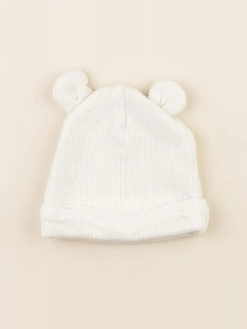Vertbaudet - bonnet de naissance blanc - 0/1 mois