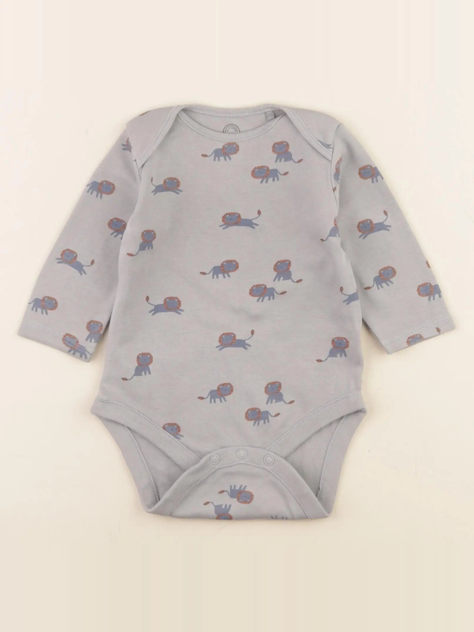 Next - body gris - 3/6 mois