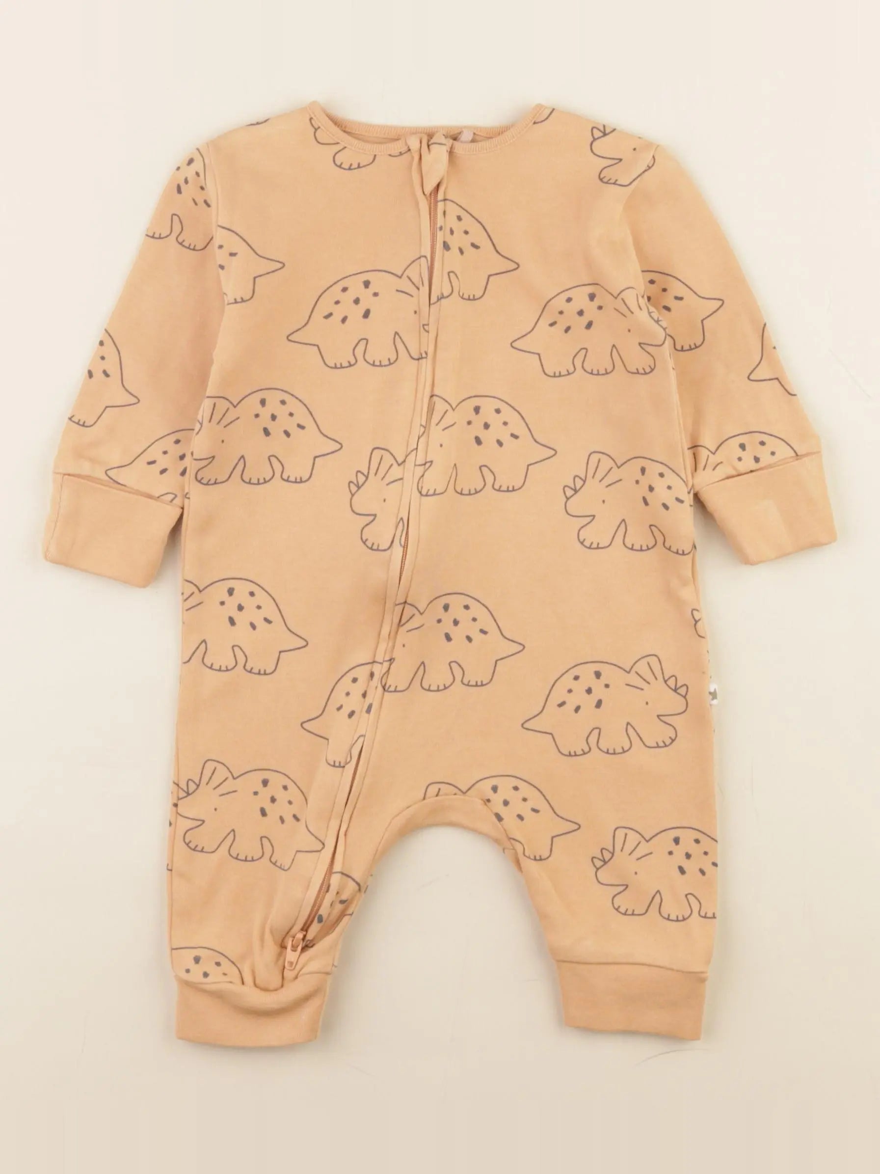 Next - pyjama coton orange - 3/6 mois