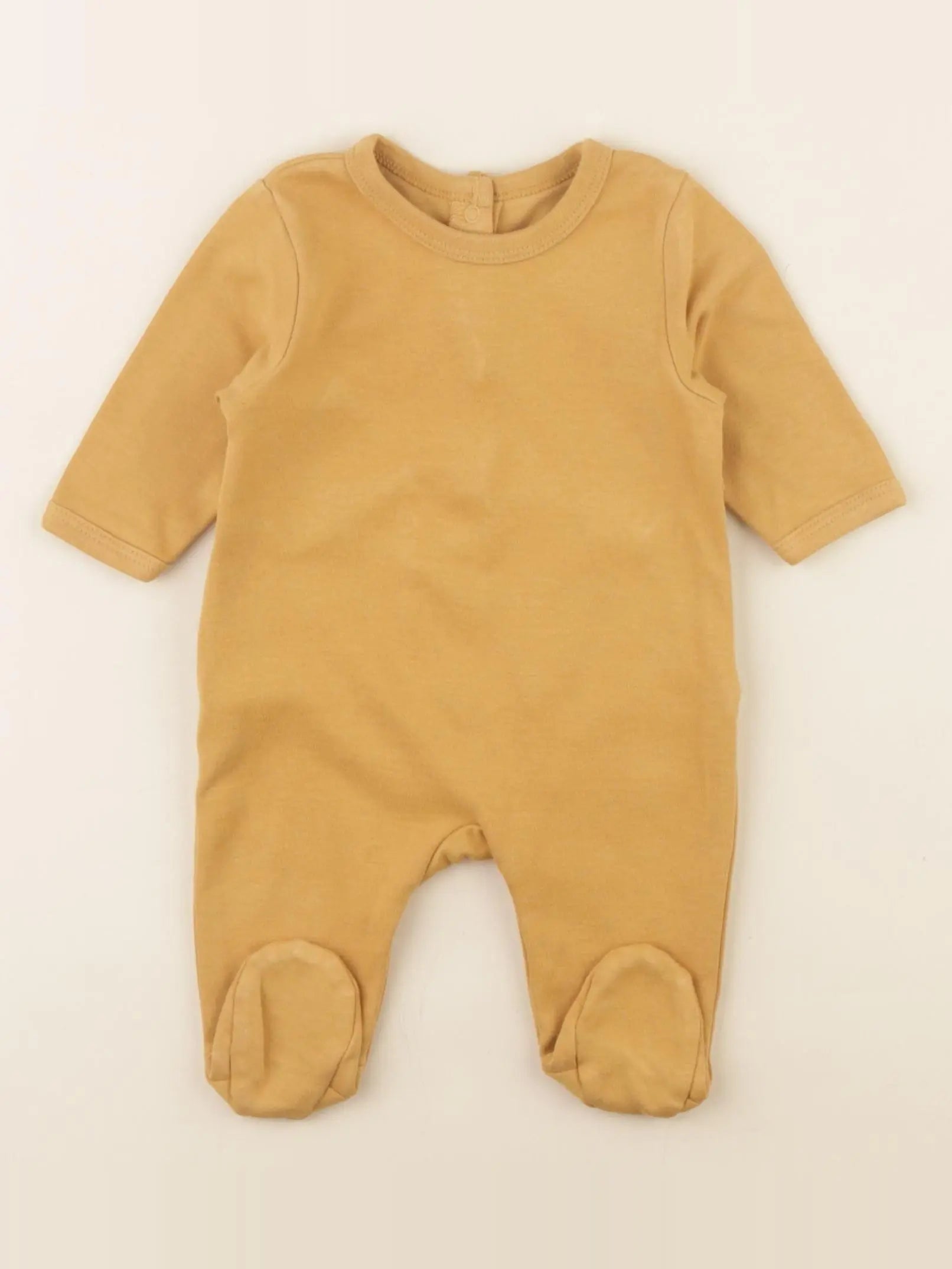 Vertbaudet - pyjama coton orange - 1 mois