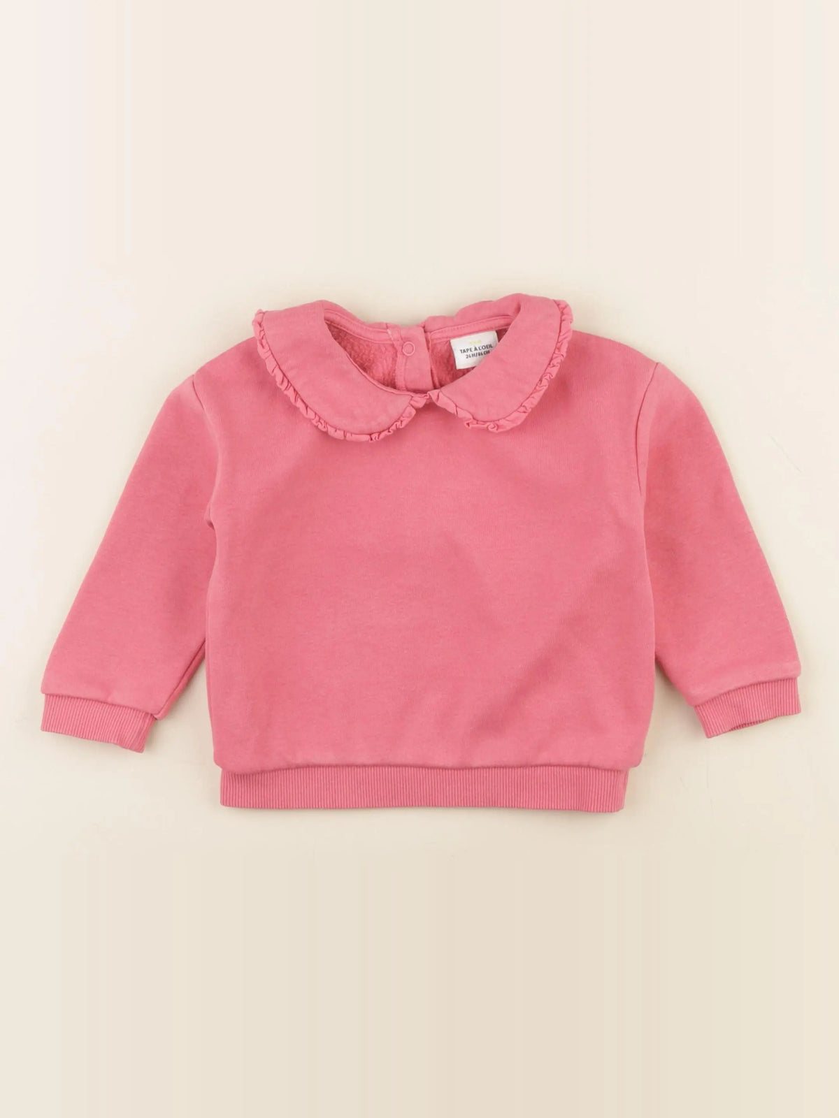 Tape à l'oeil - sweat rose - 24 mois