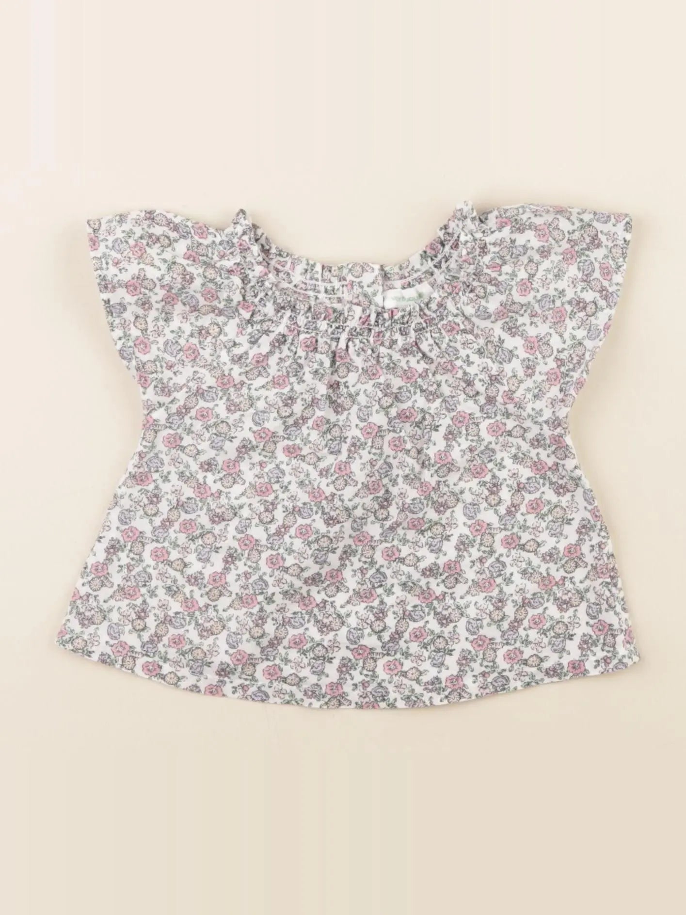 Vertbaudet - blouse multicolore - 1 mois