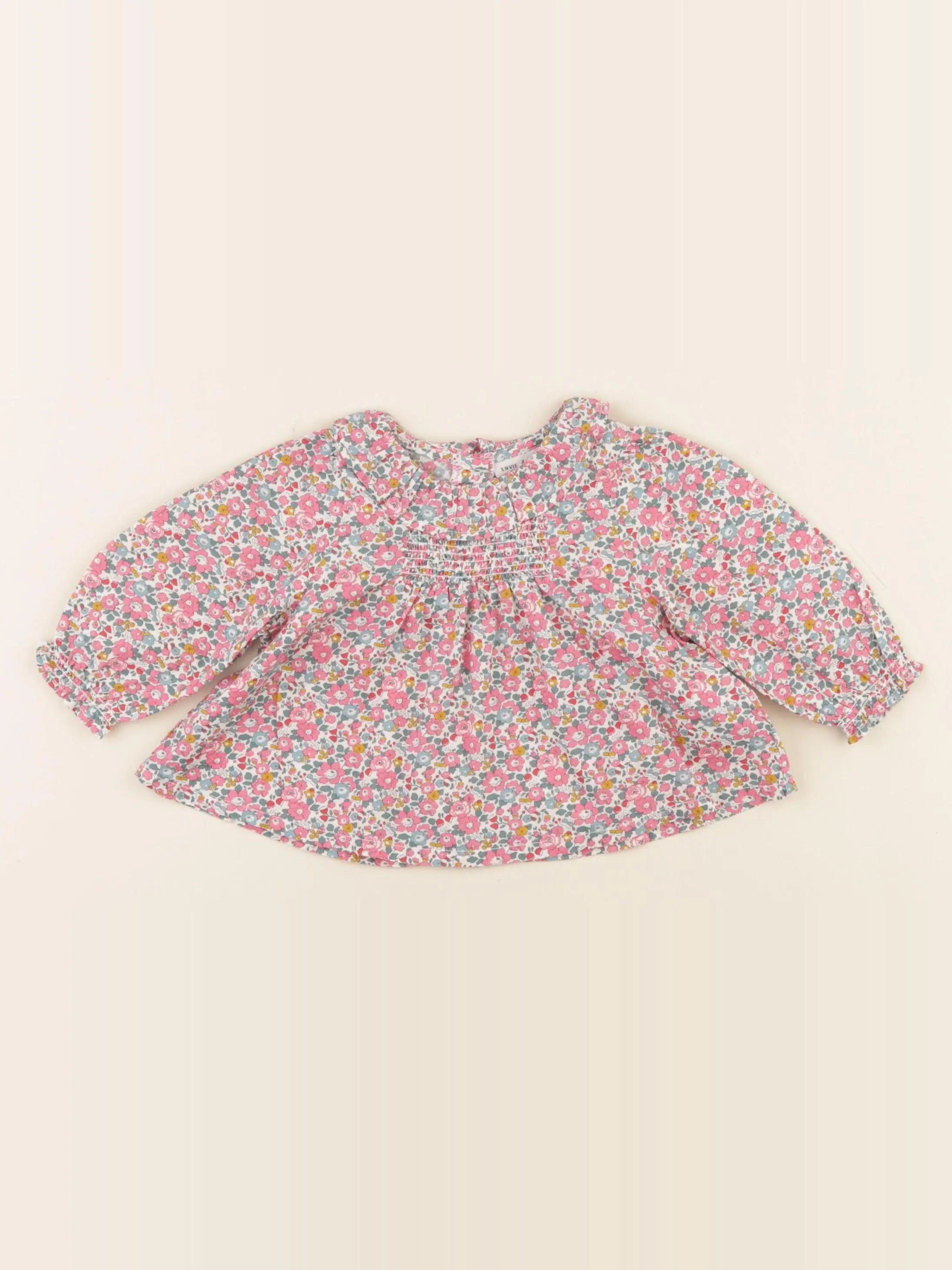 Vertbaudet - blouse rose - 3 mois